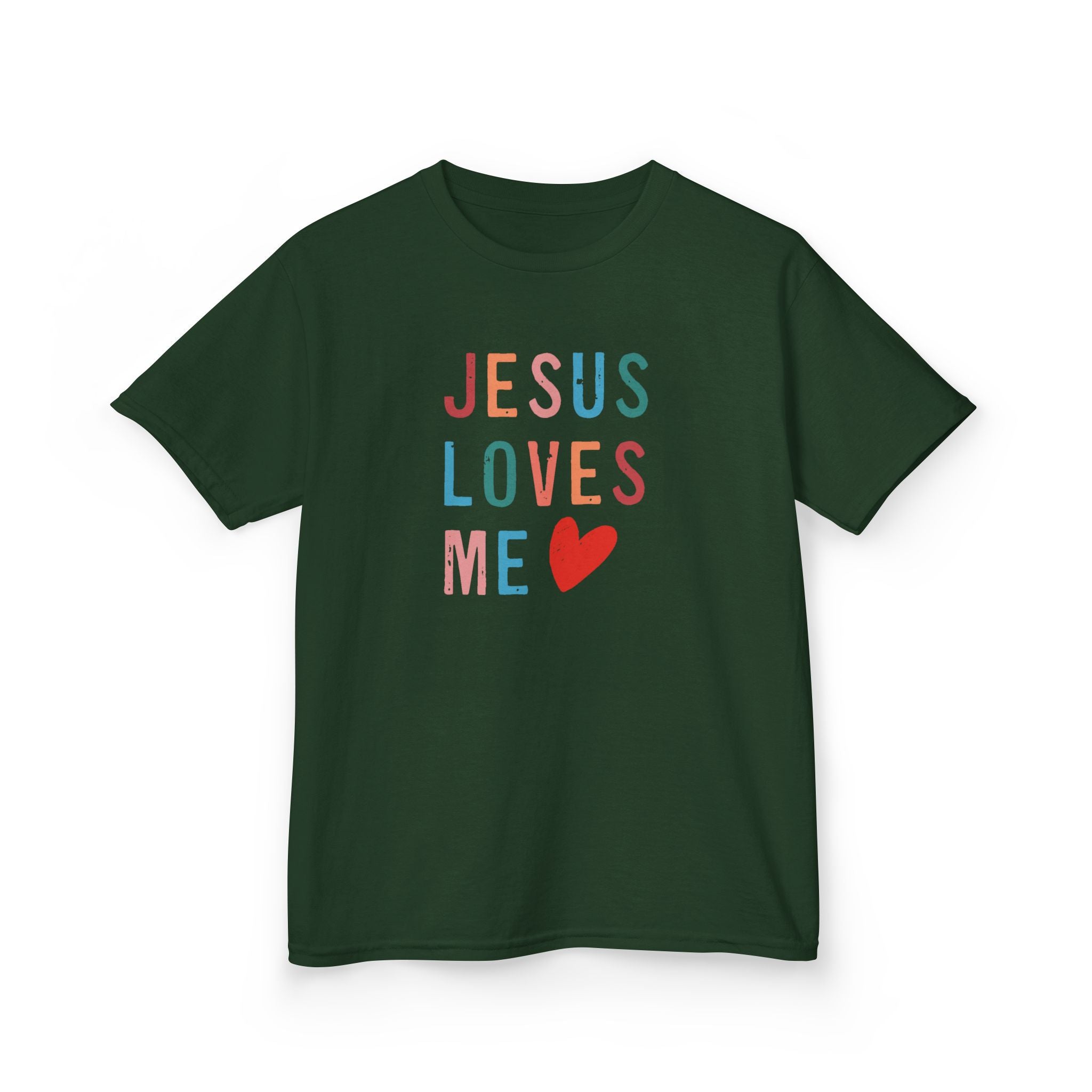 Faith Based Kids T-Shirt - Jesus Loves Me | Kids clothes by atgodanddesigns