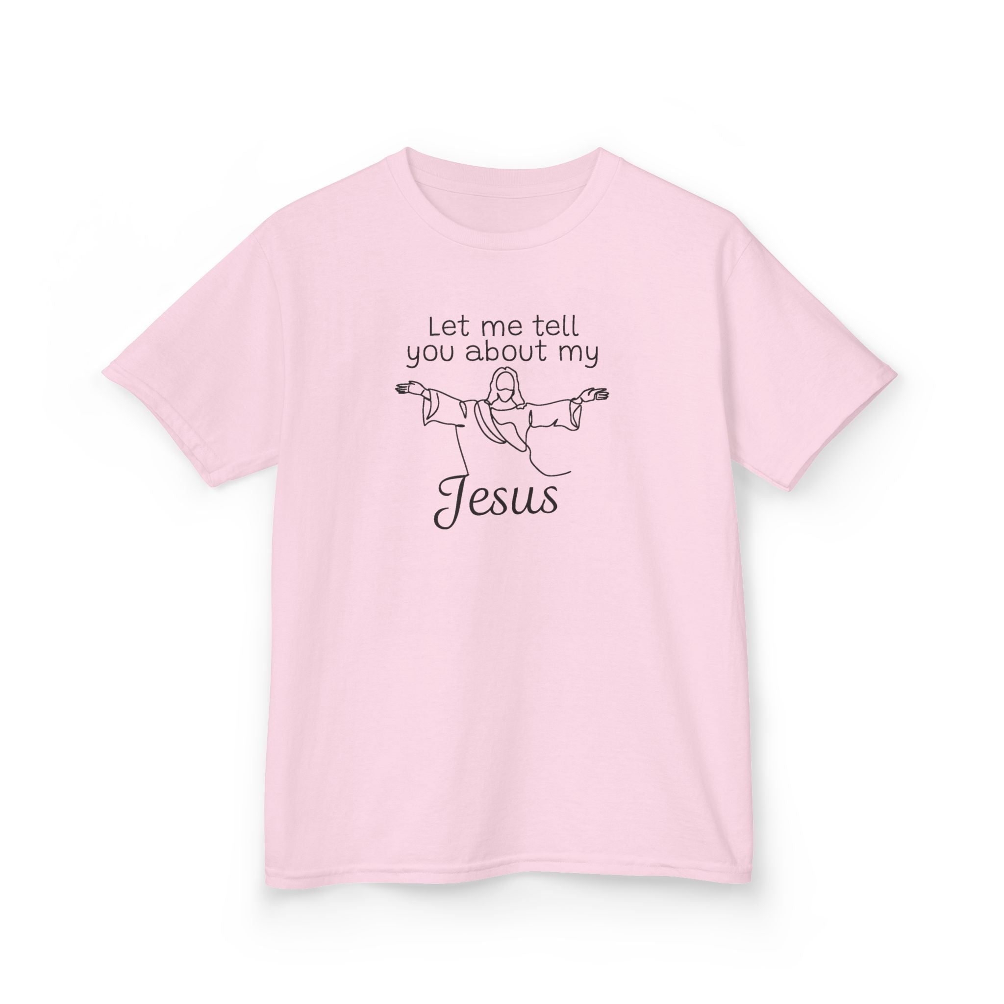 Faith Based Kids T-Shirt - Let Me Tell You About My Jesus | Kids clothes by atgodanddesigns