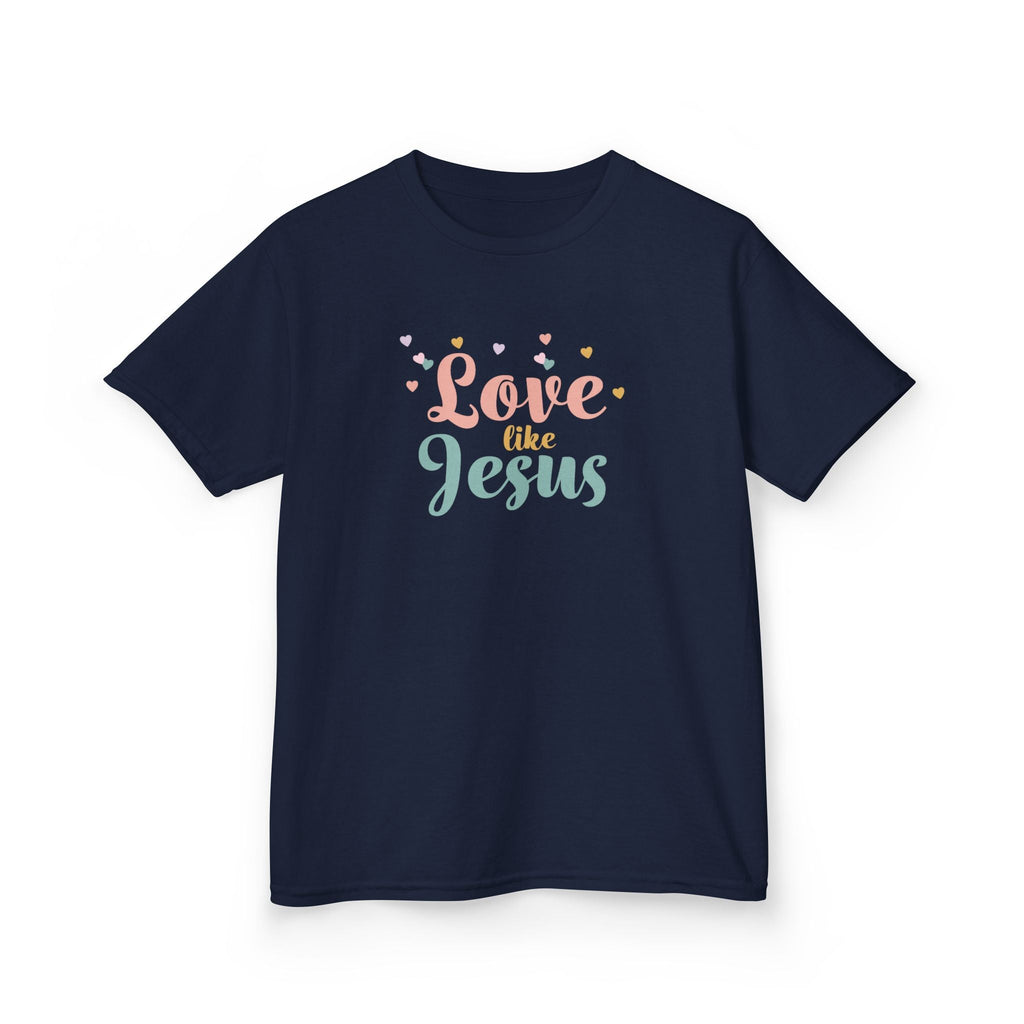 Faith Based Kids T-Shirt - Love Like Jesus | Kids clothes by atgodanddesigns