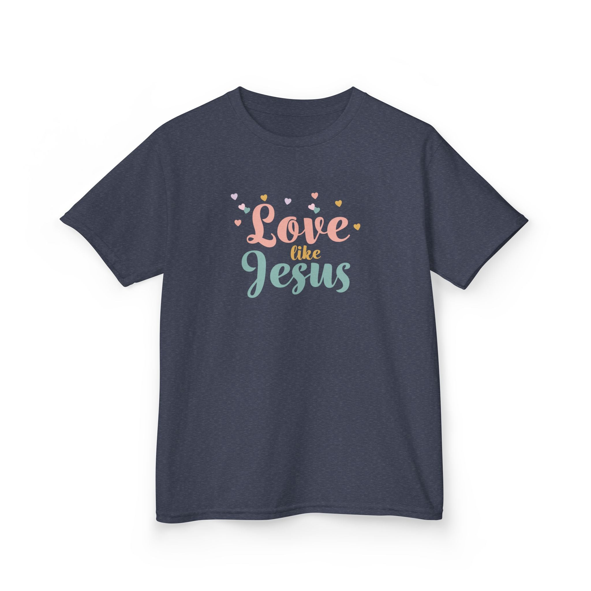 Faith Based Kids T-Shirt - Love Like Jesus | Kids clothes by atgodanddesigns