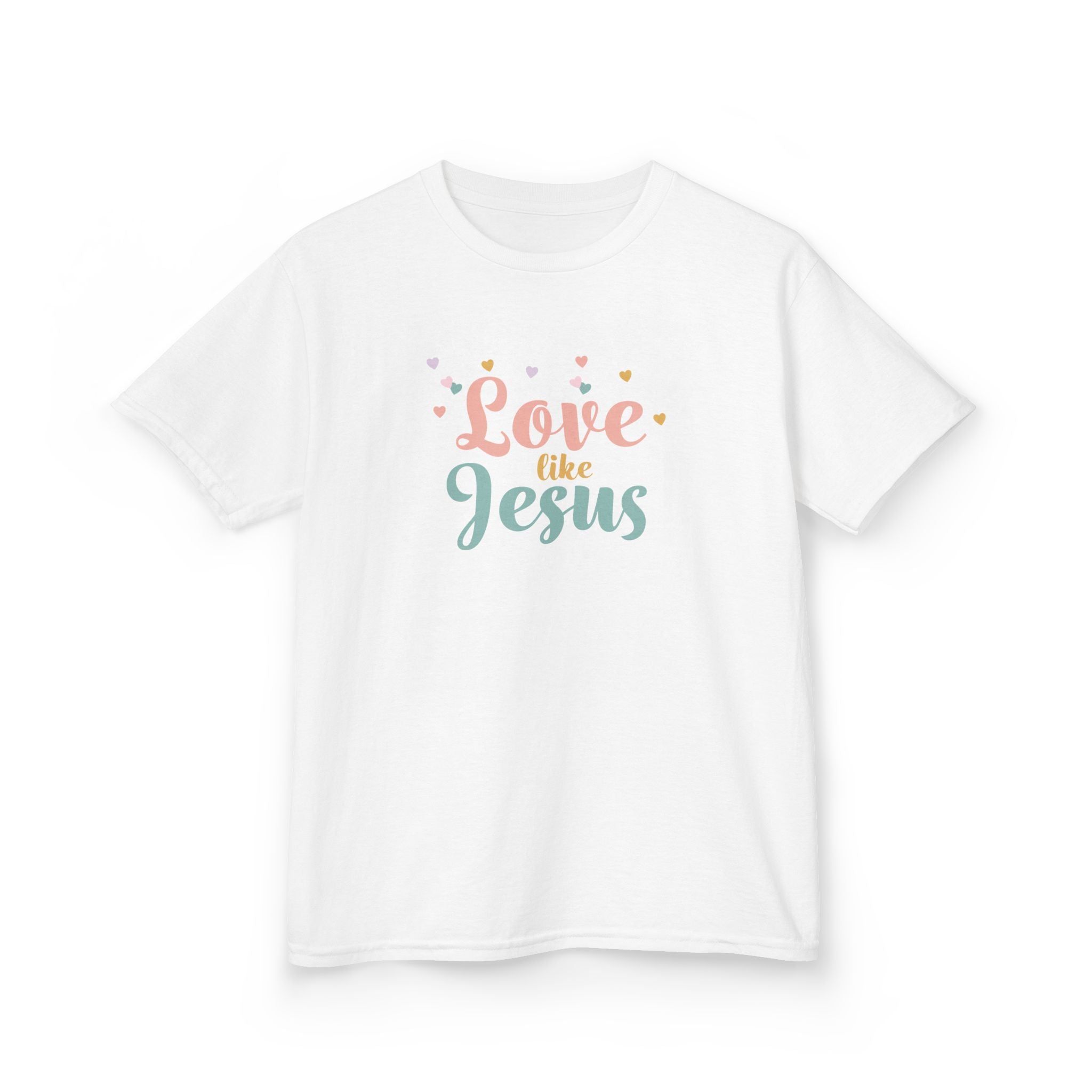 Faith Based Kids T-Shirt - Love Like Jesus | Kids clothes by atgodanddesigns