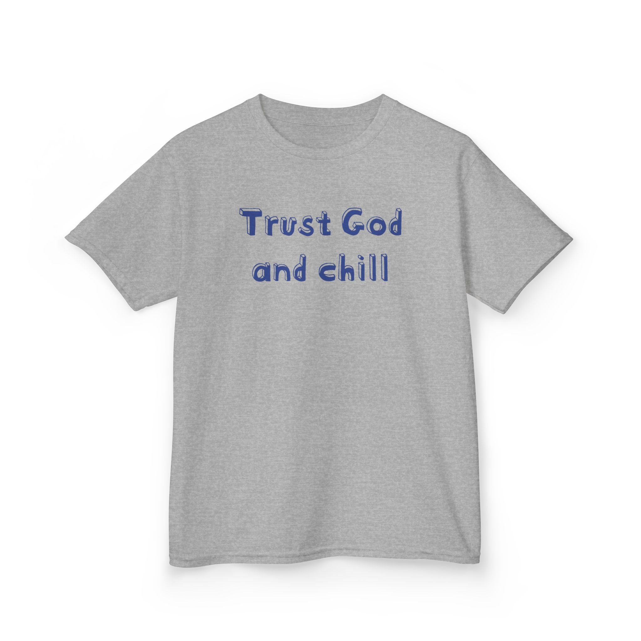 Faith Based Kids T-Shirt - Trust God and Chill | Kids clothes by atgodanddesigns