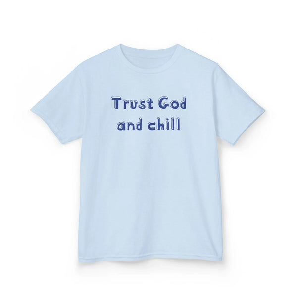 Faith Based Kids T-Shirt - Trust God and Chill | Kids clothes by atgodanddesigns