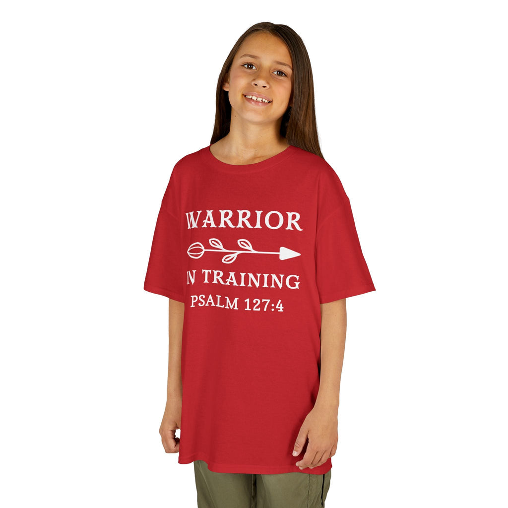 Faith Based Kids T-Shirt - Warrior In Training | Kids clothes by atgodanddesigns