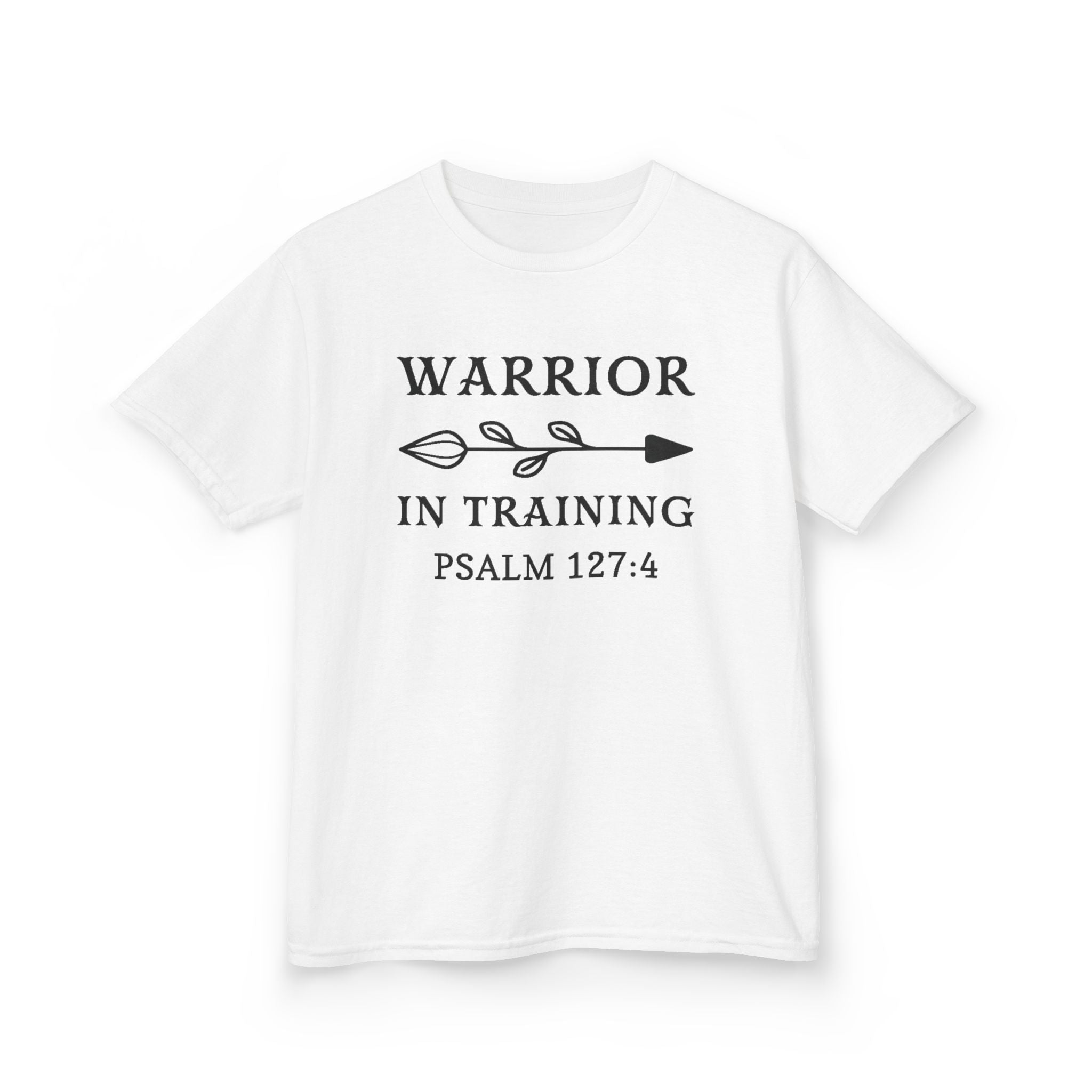 Faith Based Kids T-Shirt - Warrior In Training | Kids clothes by atgodanddesigns