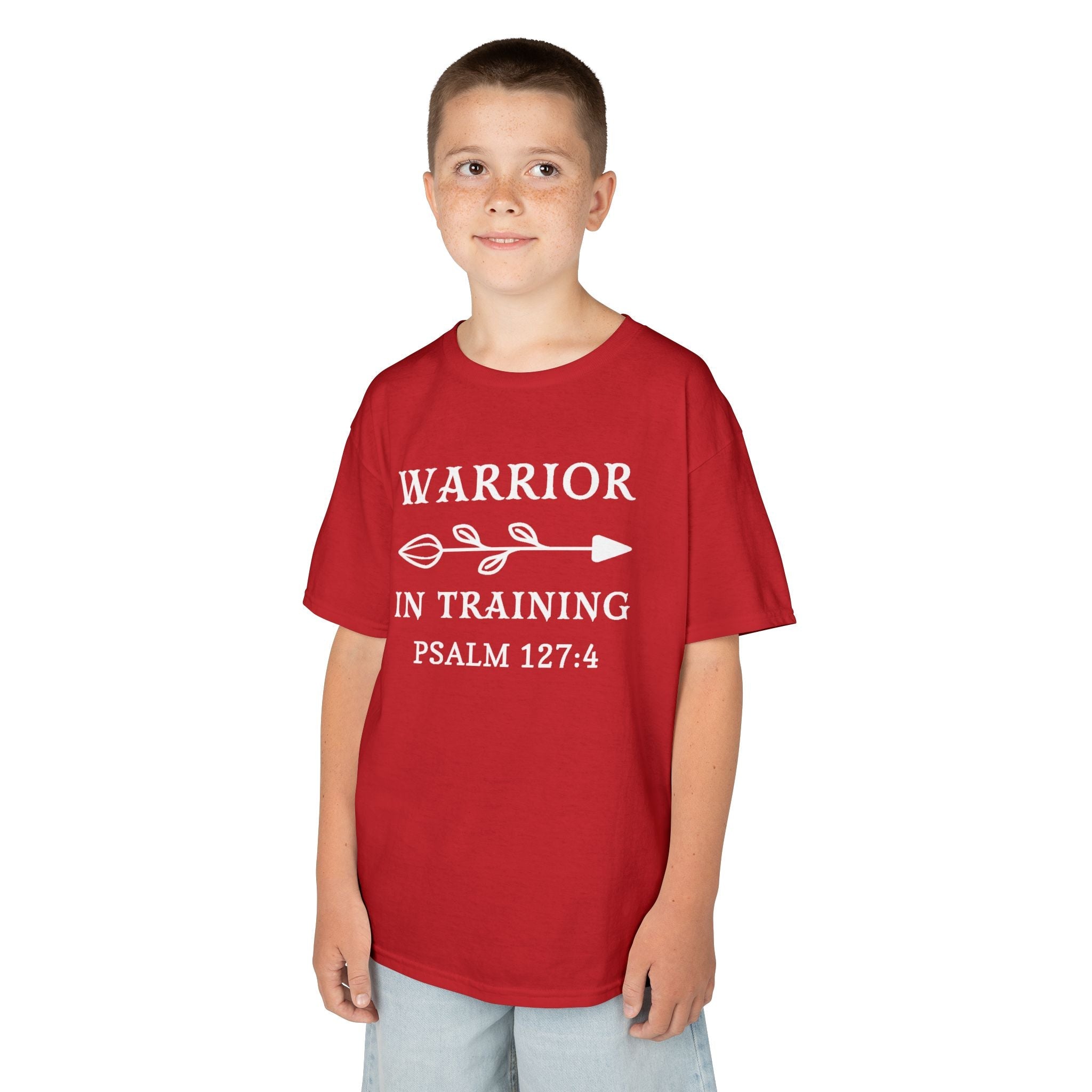 Faith Based Kids T-Shirt - Warrior In Training | Kids clothes by atgodanddesigns
