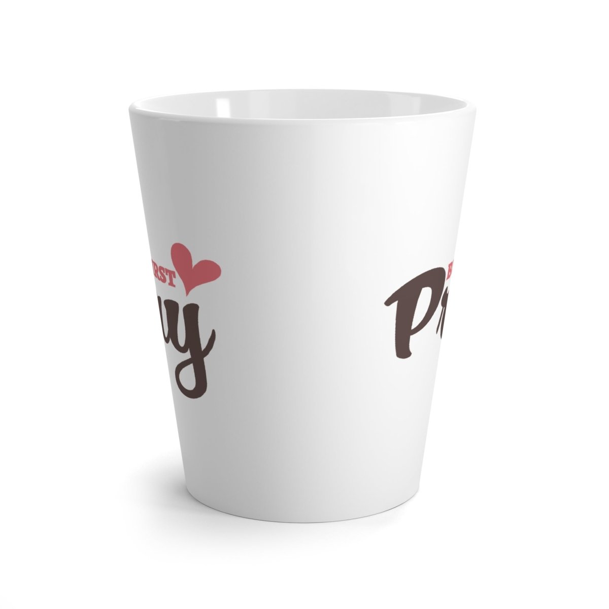 Faith Based Latte Mug 12oz - But First Pray | Mug by atgodanddesigns