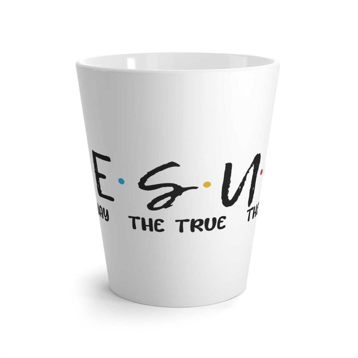 Faith Based Latte Mug (12oz) - Jesus. The Way. The Truth, The Lie | Mug by atgodanddesigns
