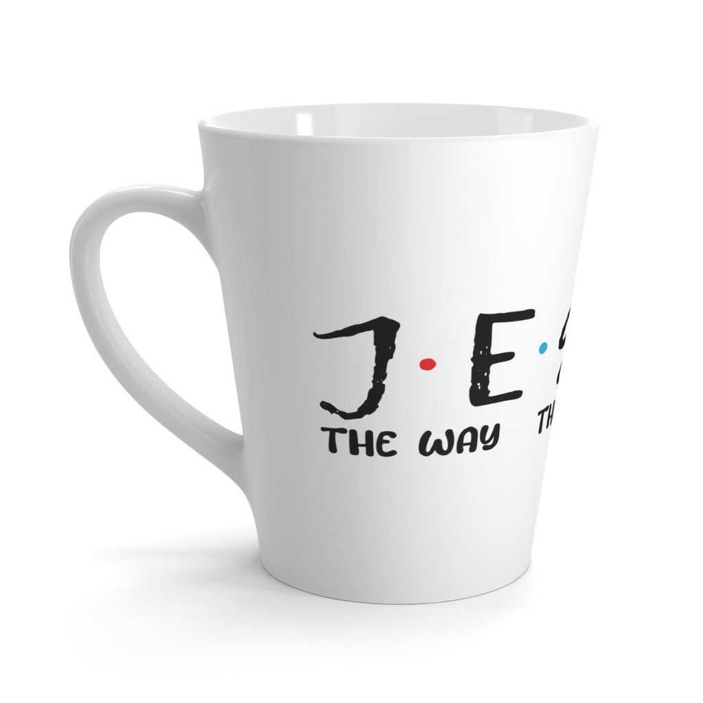 Faith Based Latte Mug (12oz) - Jesus. The Way. The Truth, The Lie | Mug by atgodanddesigns