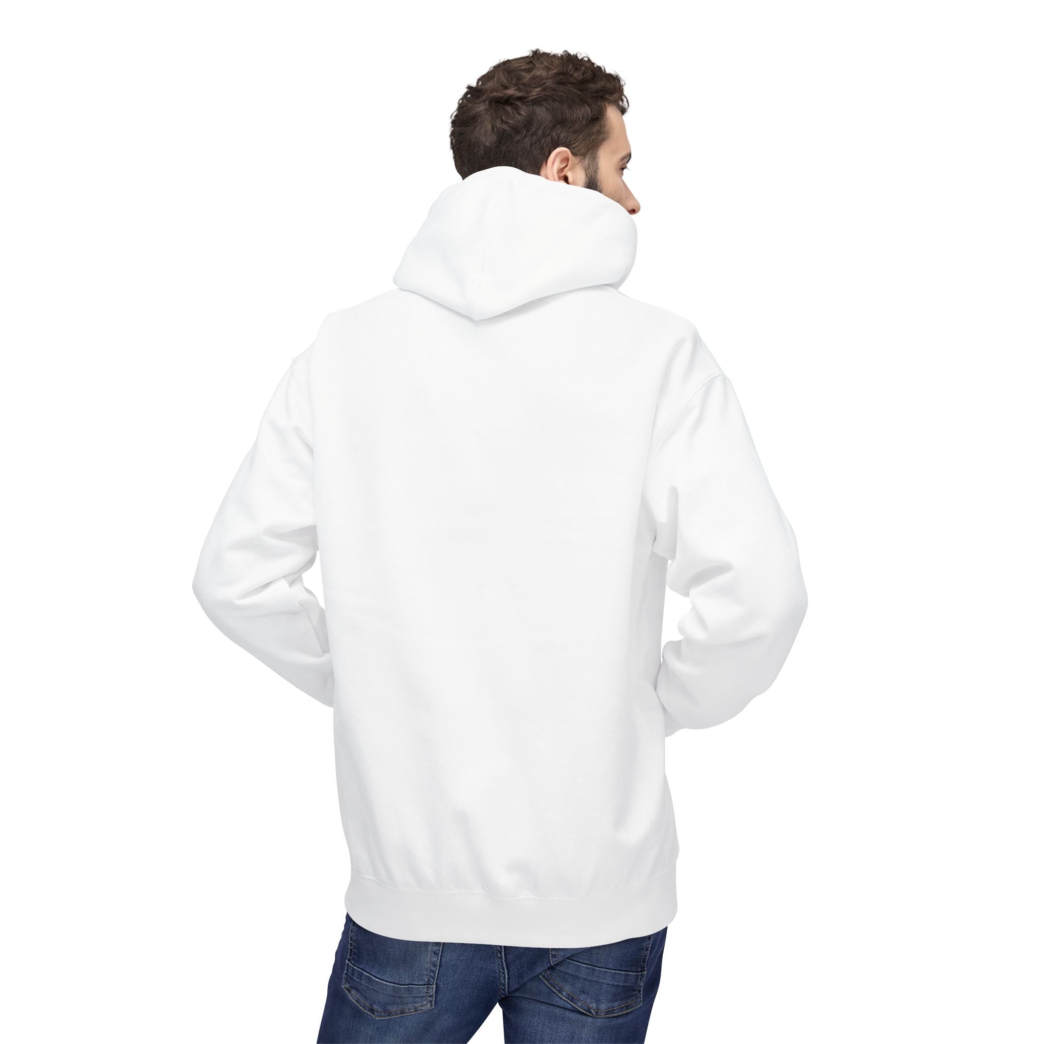 Faith Based Men's Fleece Hoodie - Follow The Word Not The Herd | Hoodie by atgodanddesigns