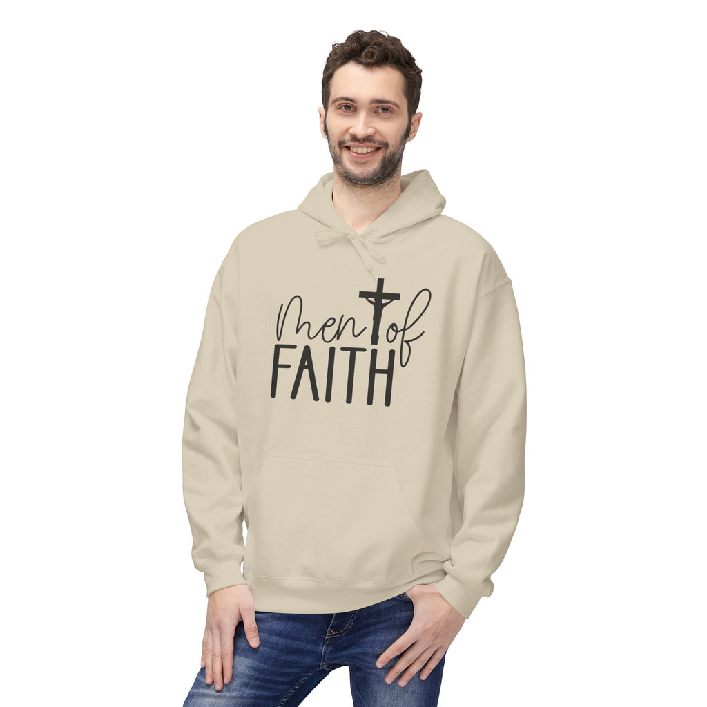 Faith Based Men's Fleece Hoodie - Men Of Faith | Hoodie by atgodanddesigns