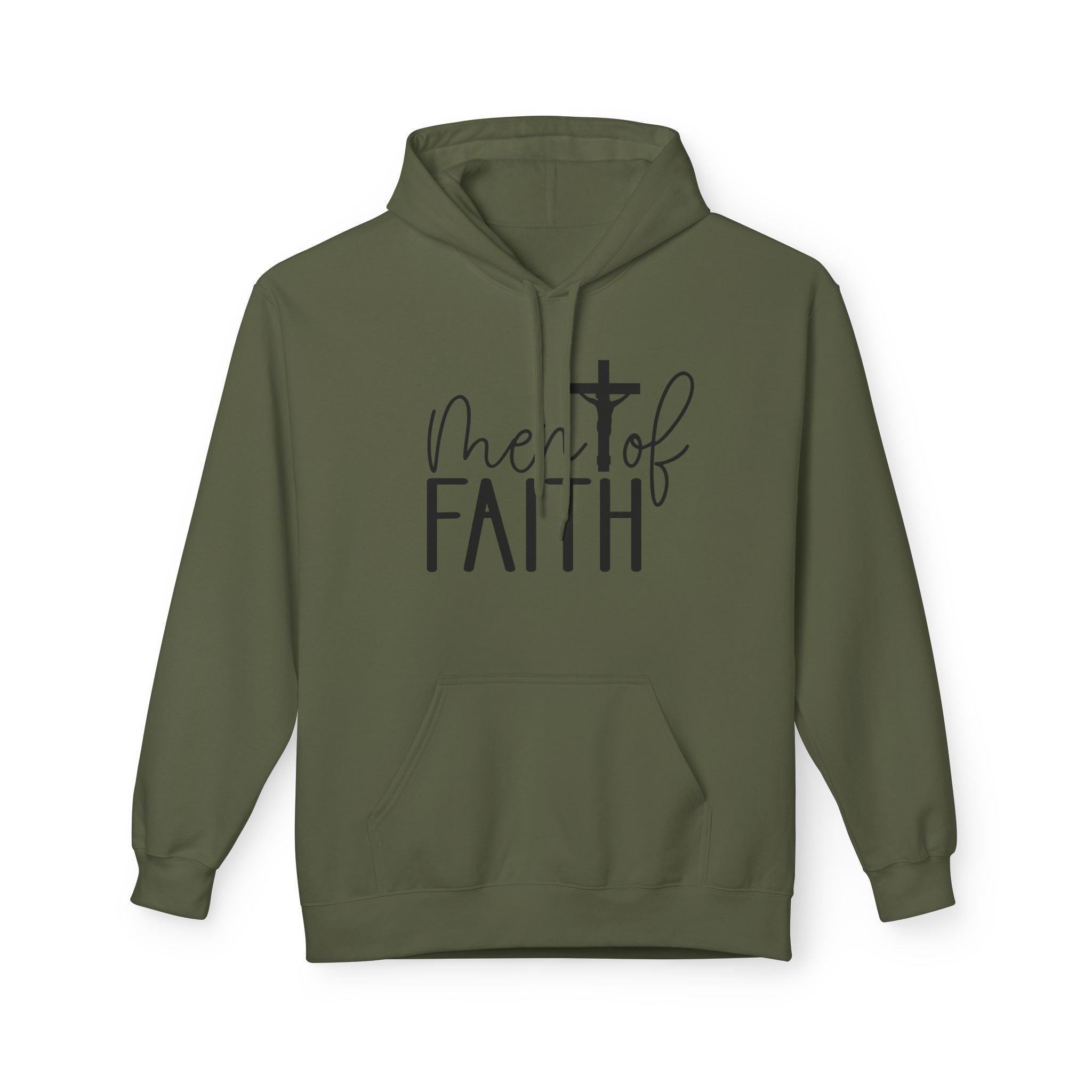 Faith Based Men's Fleece Hoodie - Men Of Faith | Hoodie by atgodanddesigns