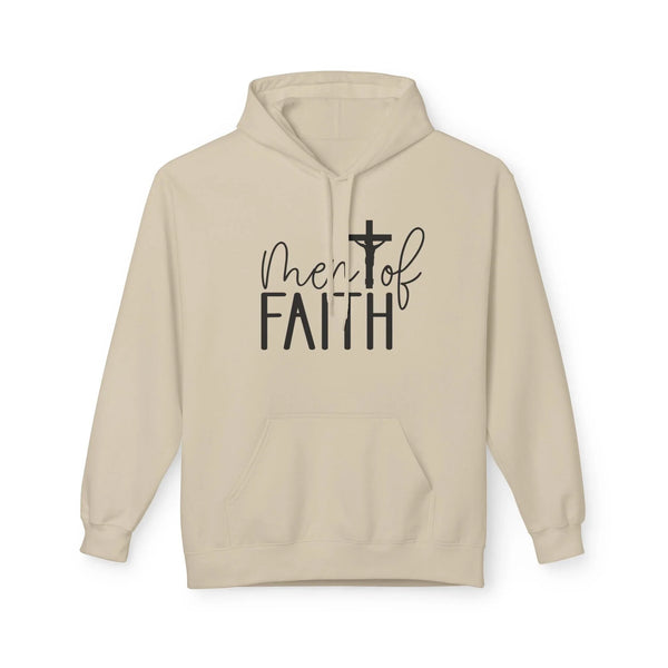 Faith Based Men's Fleece Hoodie - Men Of Faith | Hoodie by atgodanddesigns