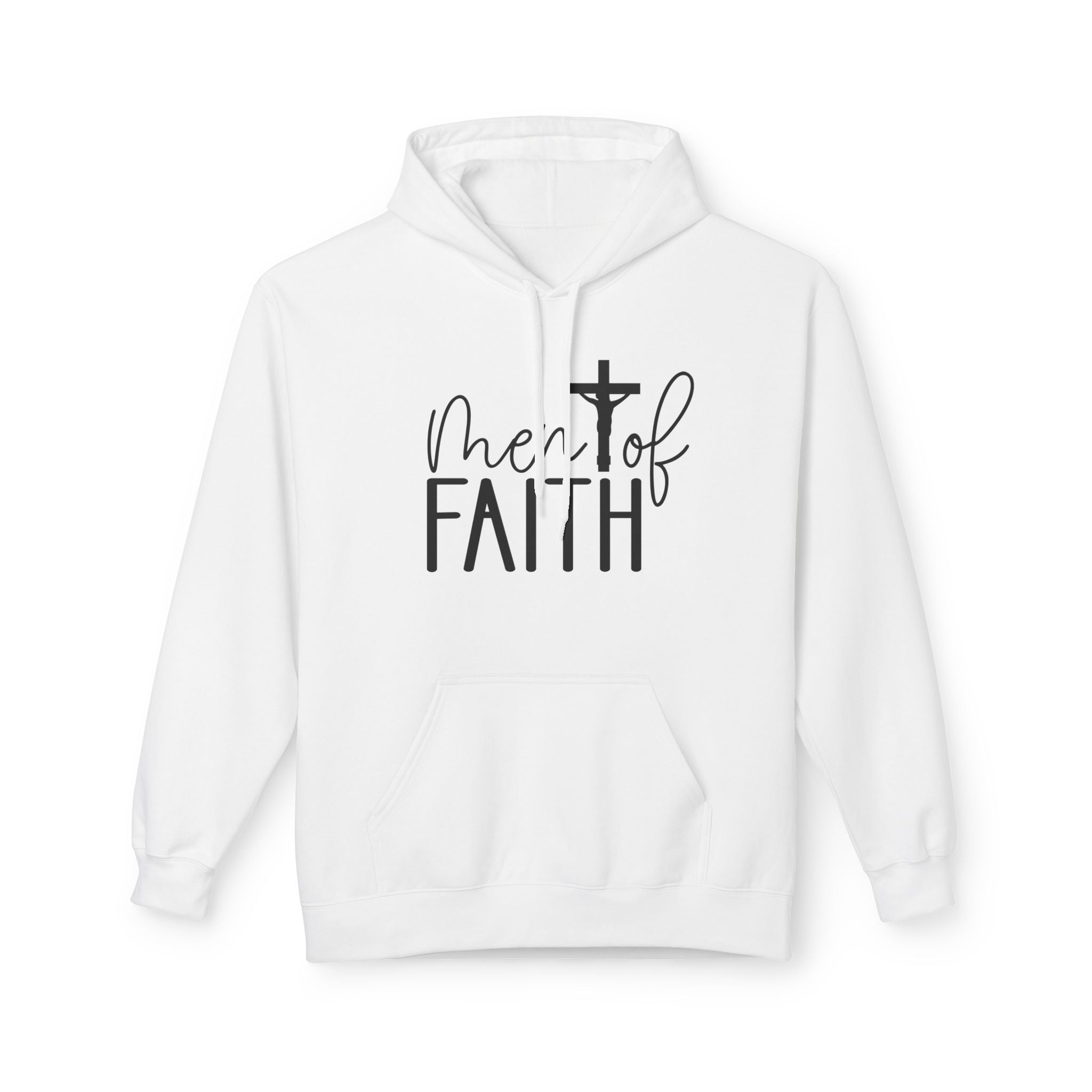 Faith Based Men's Fleece Hoodie - Men Of Faith | Hoodie by atgodanddesigns