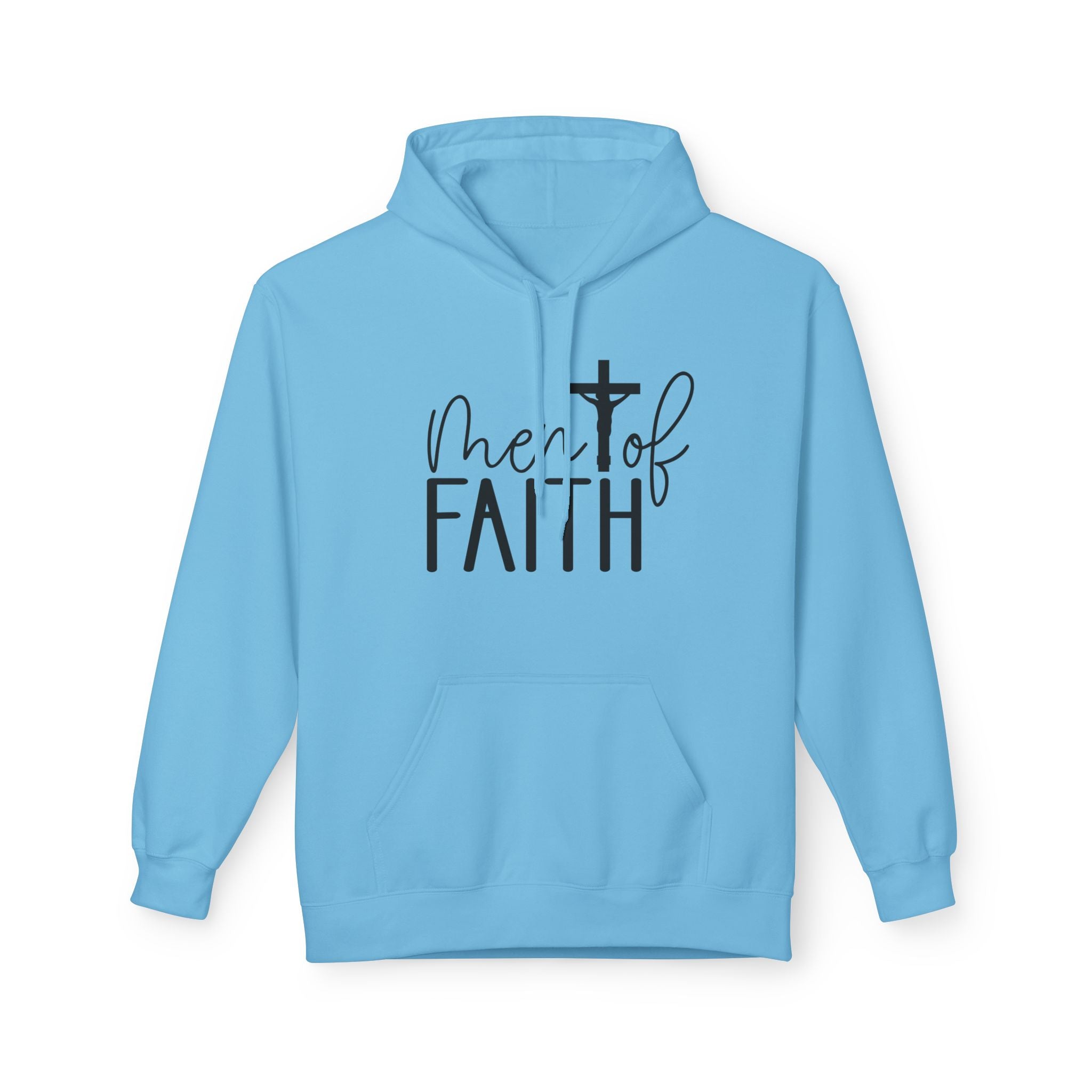 Faith Based Men's Fleece Hoodie - Men Of Faith | Hoodie by atgodanddesigns