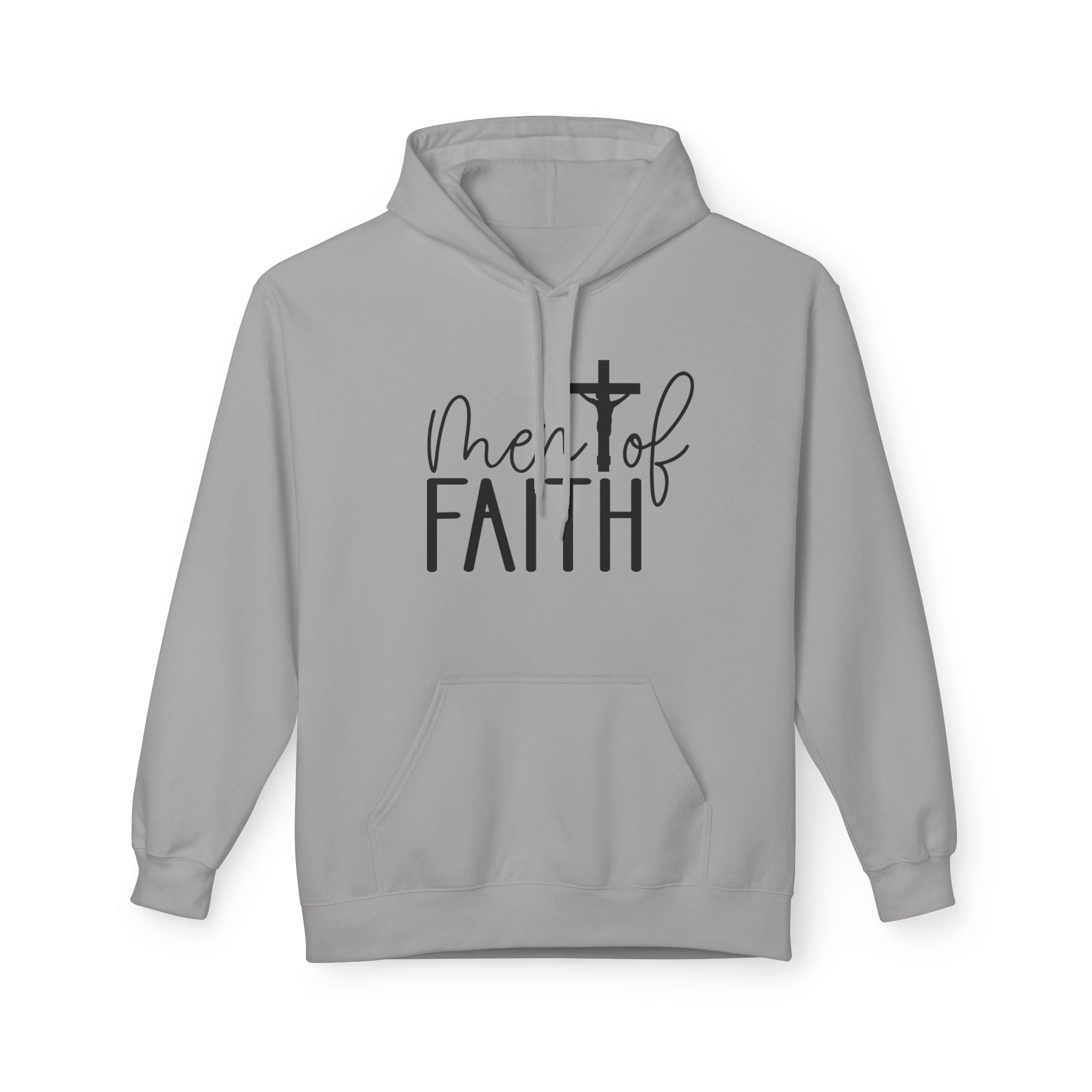 Faith Based Men's Fleece Hoodie - Men Of Faith | Hoodie by atgodanddesigns