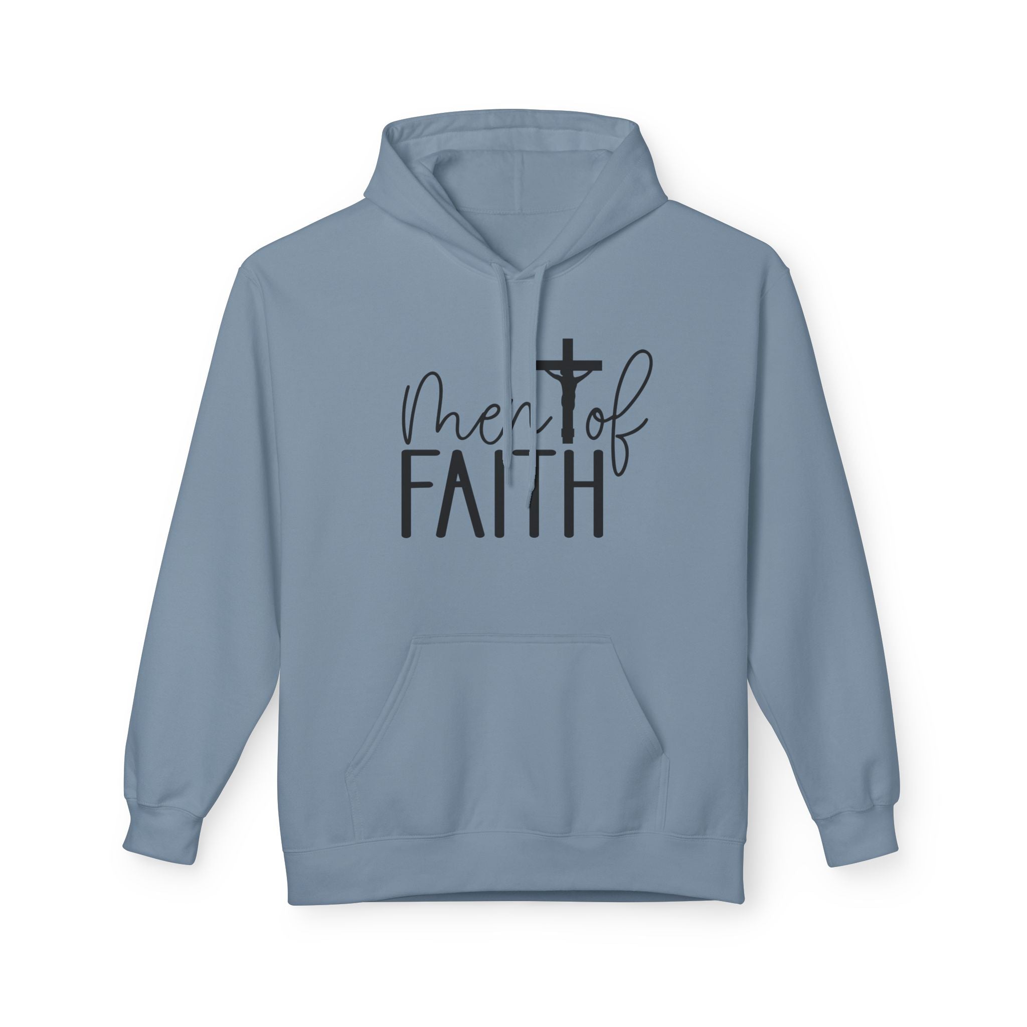 Faith Based Men's Fleece Hoodie - Men Of Faith | Hoodie by atgodanddesigns