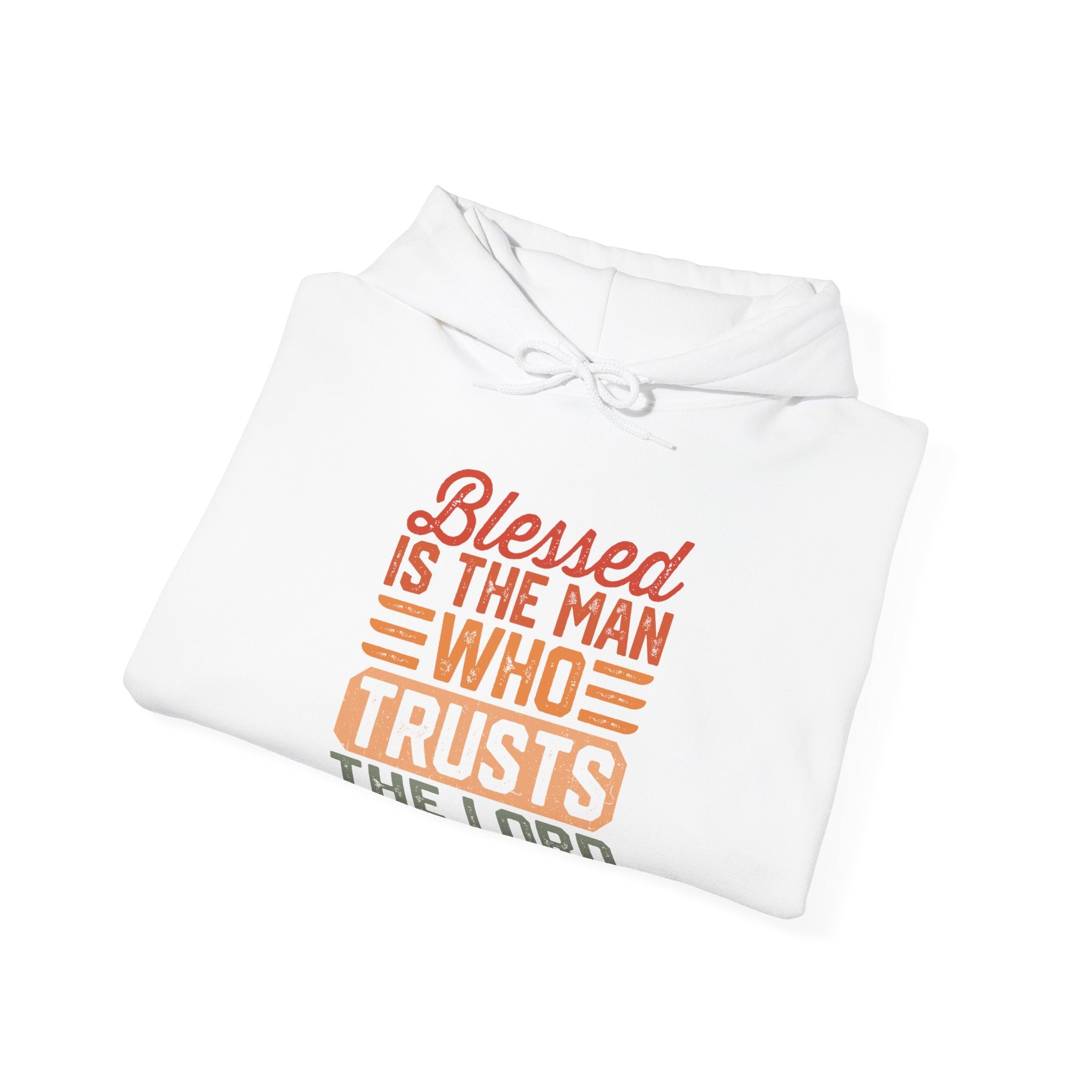 Faith Based Men's Hoodie - Blessed Is The Man | Hoodie by atgodanddesigns