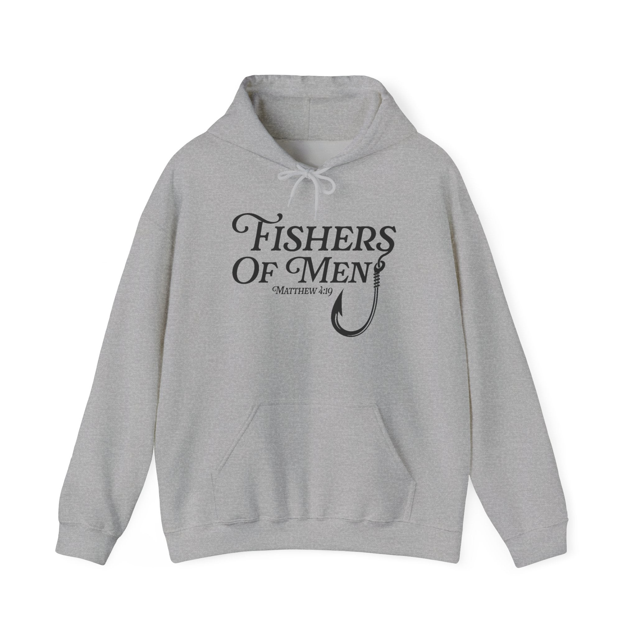 Faith Based Men's Hoodie - Fishers Of Men | Hoodie by atgodanddesigns
