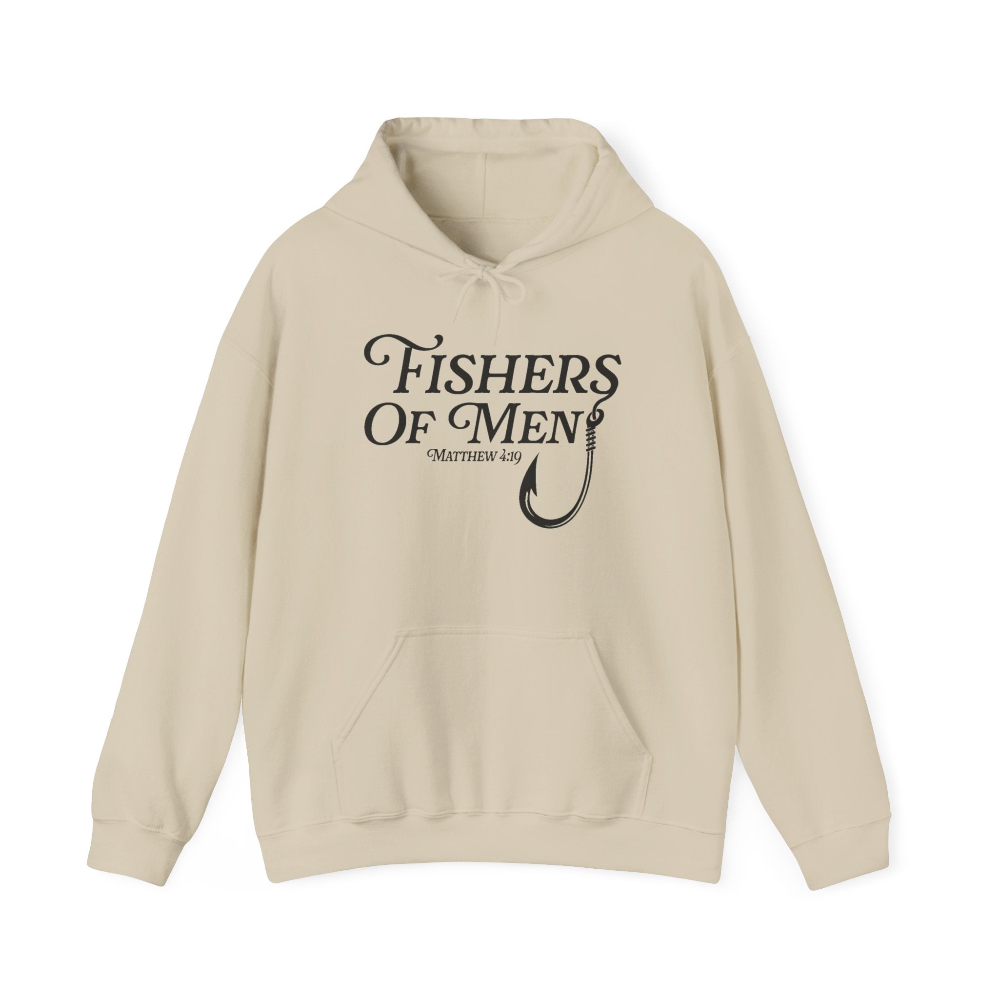 Faith Based Men's Hoodie - Fishers Of Men | Hoodie by atgodanddesigns