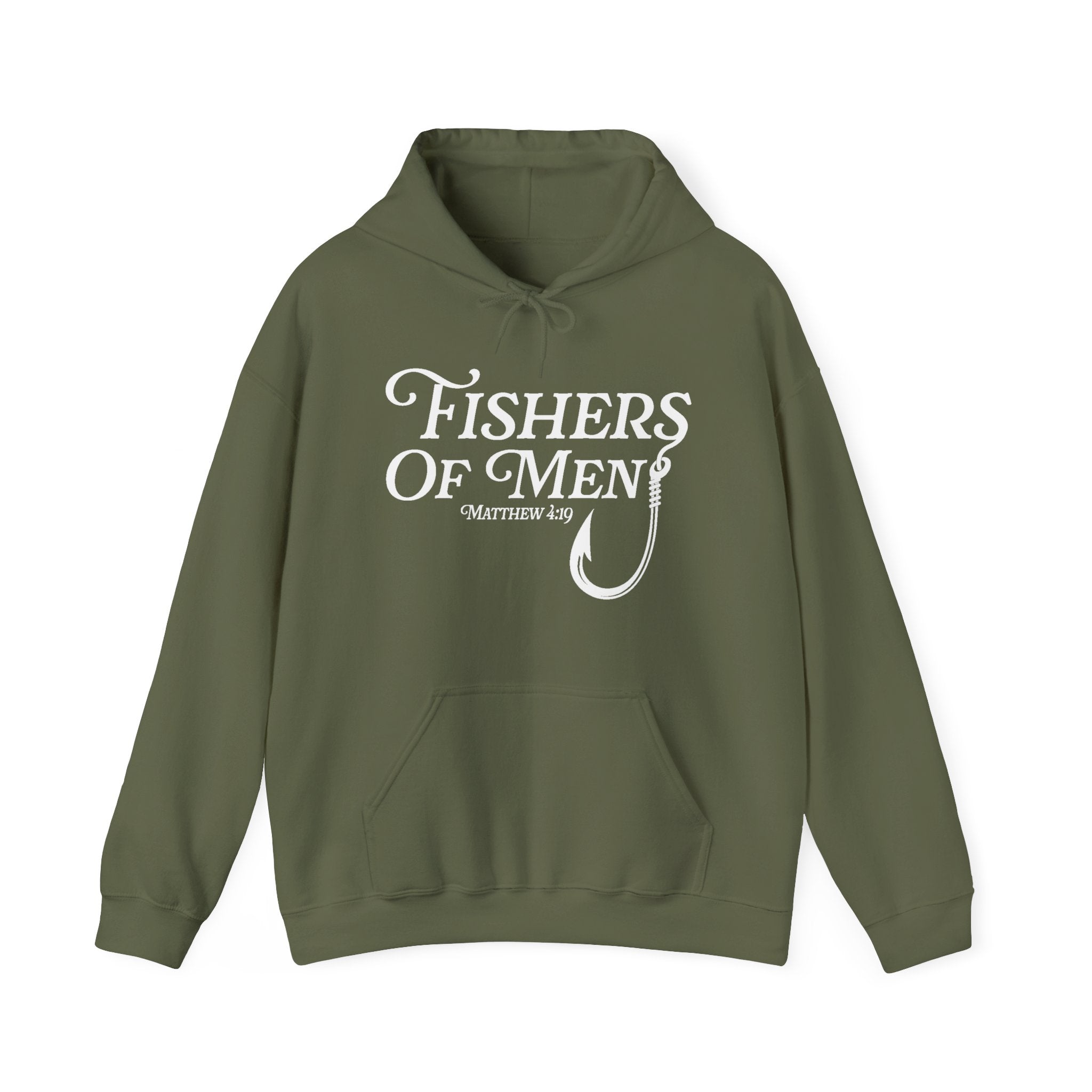 Faith Based Men's Hoodie - Fishers Of Men | Hoodie by atgodanddesigns