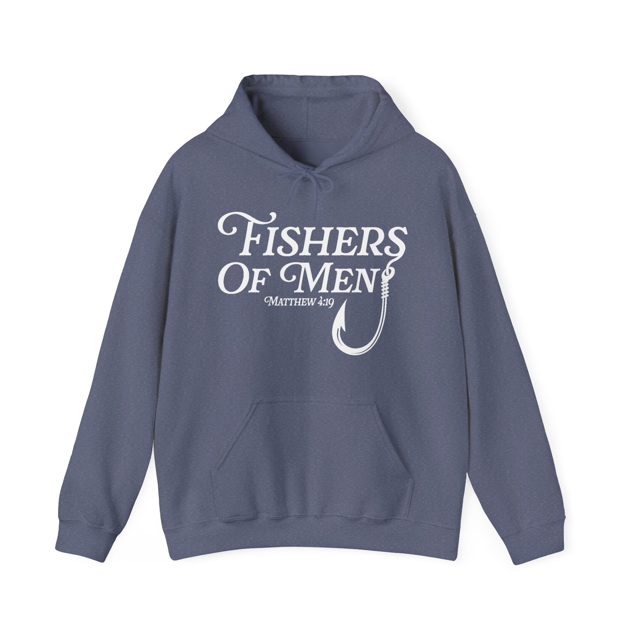 Faith Based Men's Hoodie - Fishers Of Men | Hoodie by atgodanddesigns