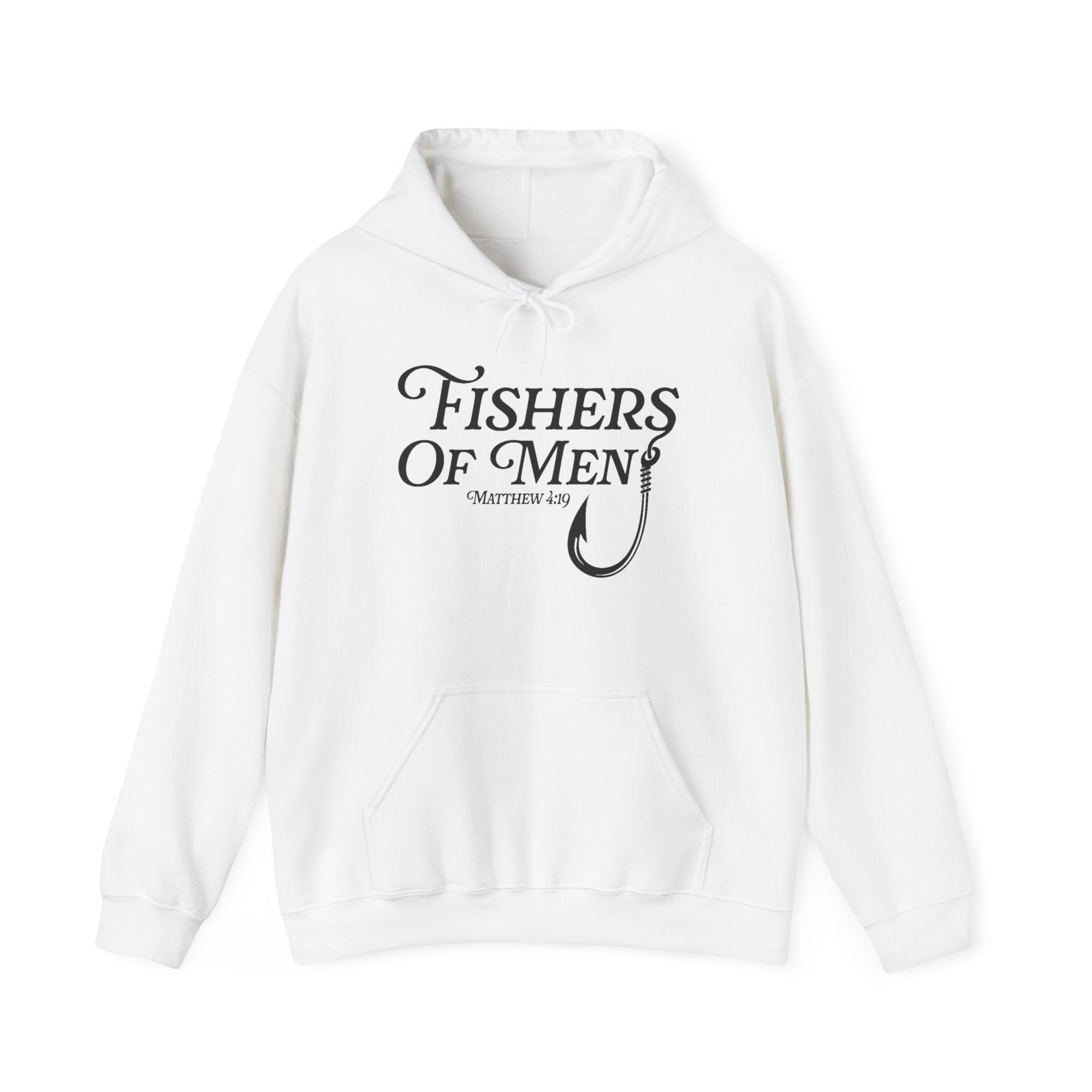 Faith Based Men's Hoodie - Fishers Of Men | Hoodie by atgodanddesigns