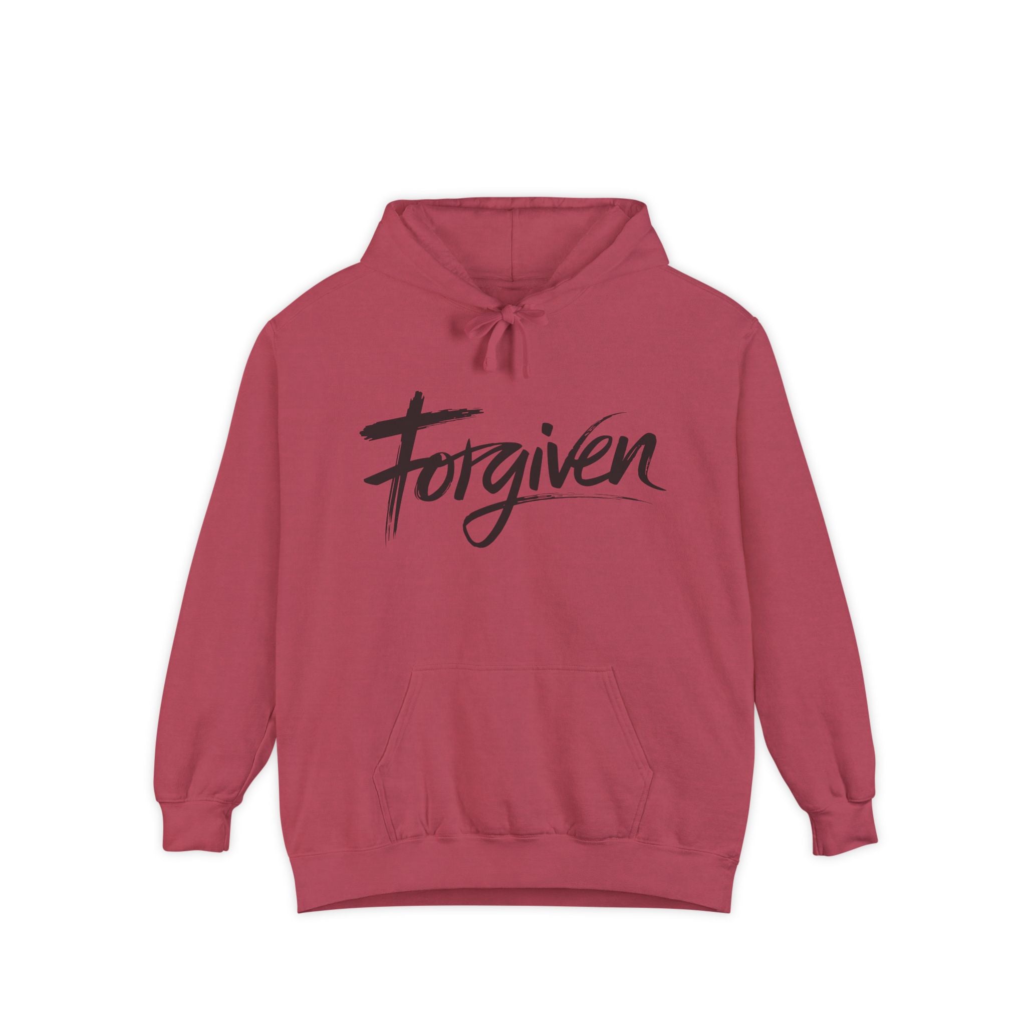 Faith Based Men's Hoodie - Forgiven | Hoodie by atgodanddesigns