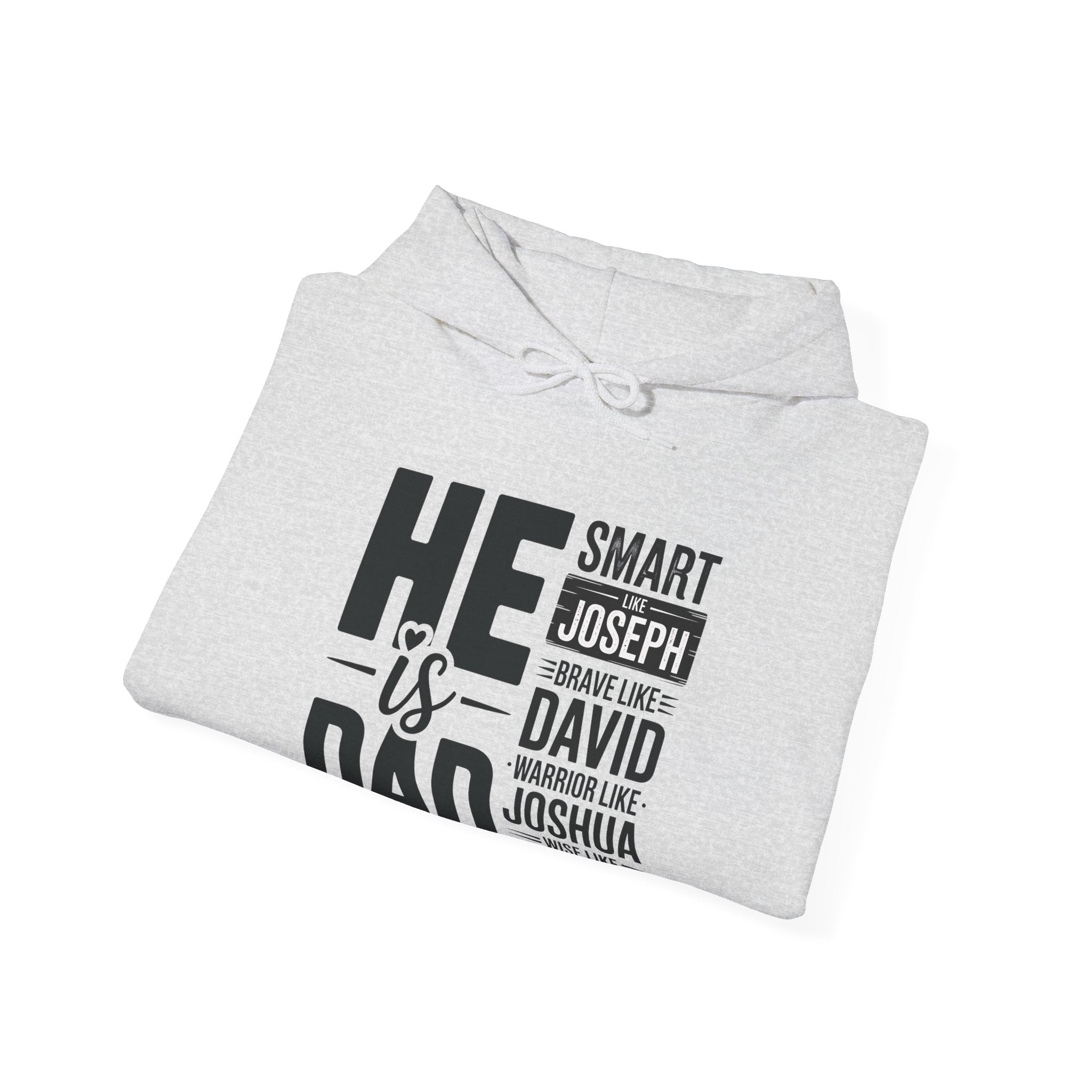 Faith Based Men's Hoodie - He Is Dad | Hoodie by atgodanddesigns