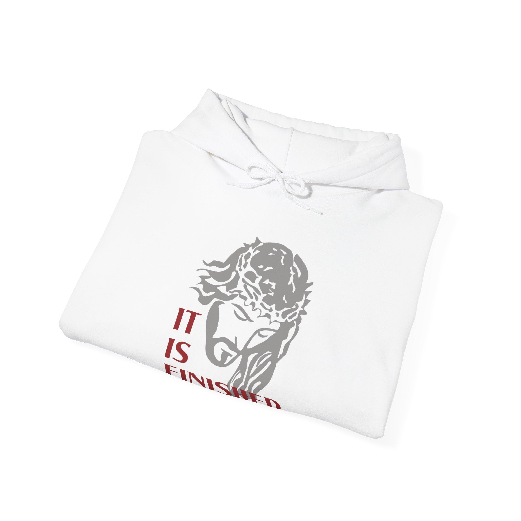 Faith Based Men's Hoodie - It Is Finished | Hoodie by atgodanddesigns