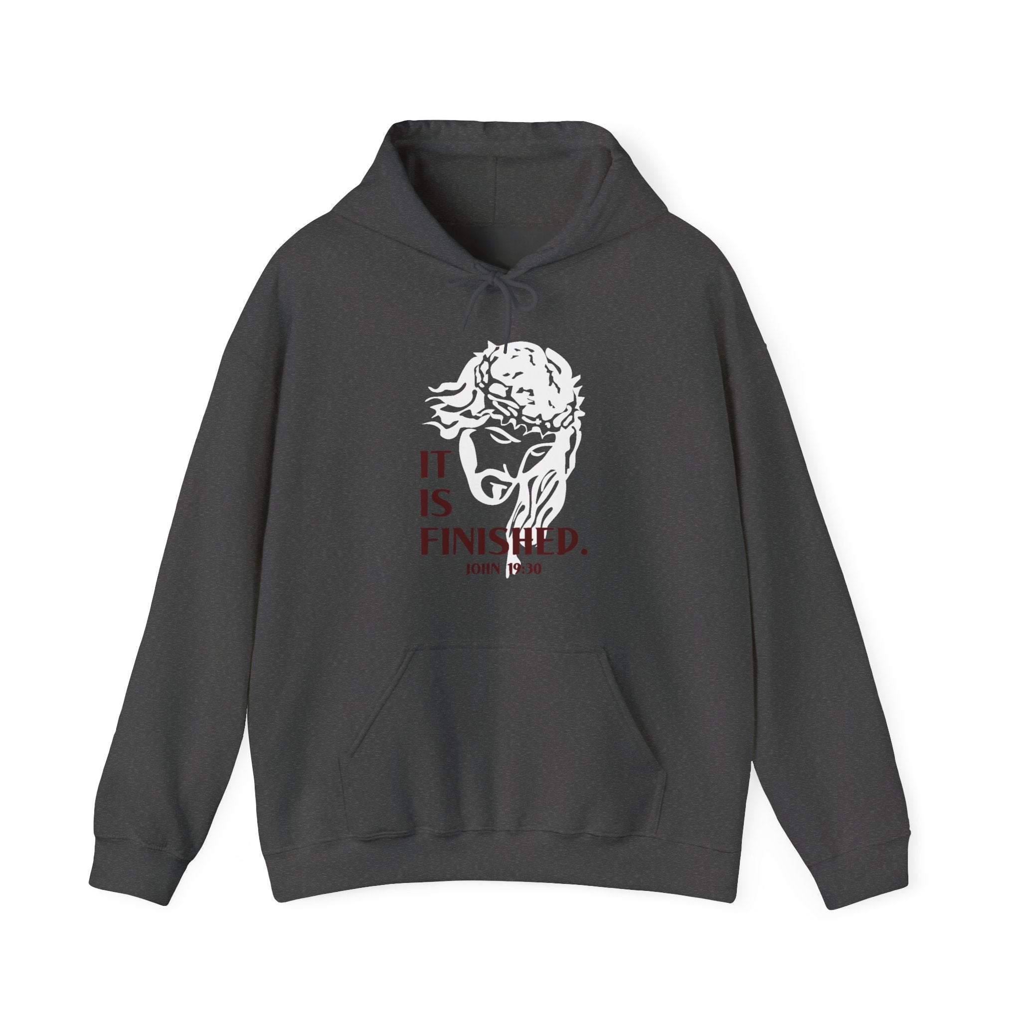 Faith Based Men's Hoodie - It Is Finished | Hoodie by atgodanddesigns