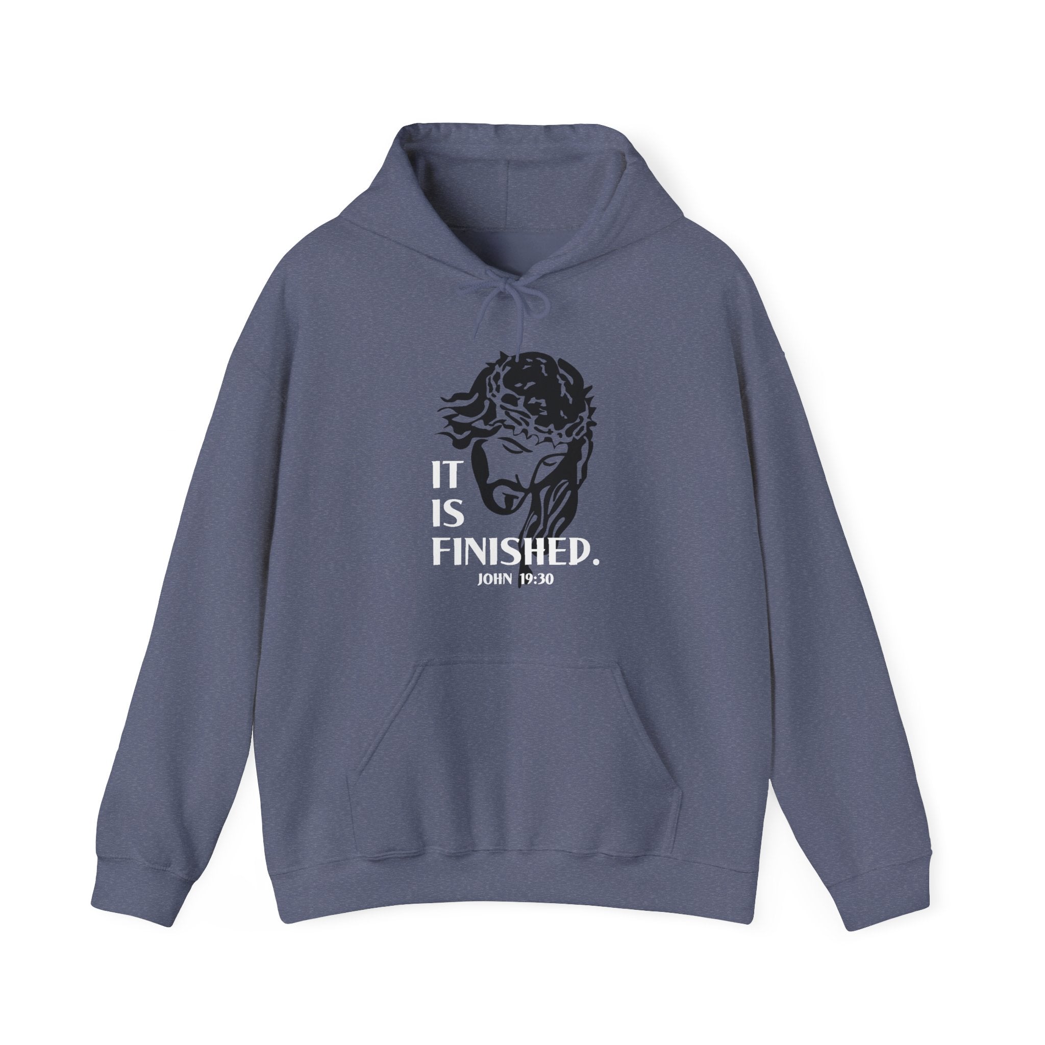 Faith Based Men's Hoodie - It Is Finished | Hoodie by atgodanddesigns