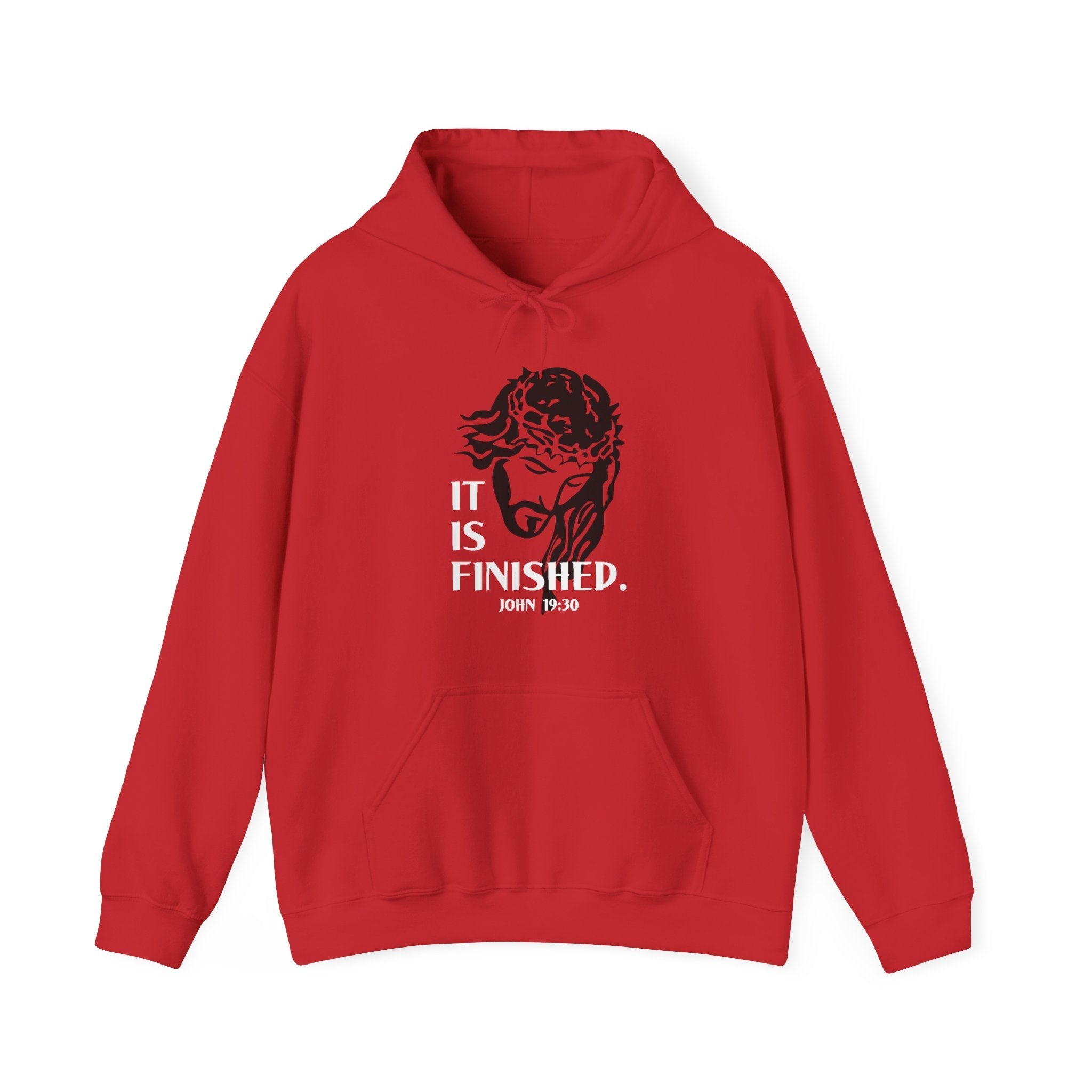 Faith Based Men's Hoodie - It Is Finished | Hoodie by atgodanddesigns