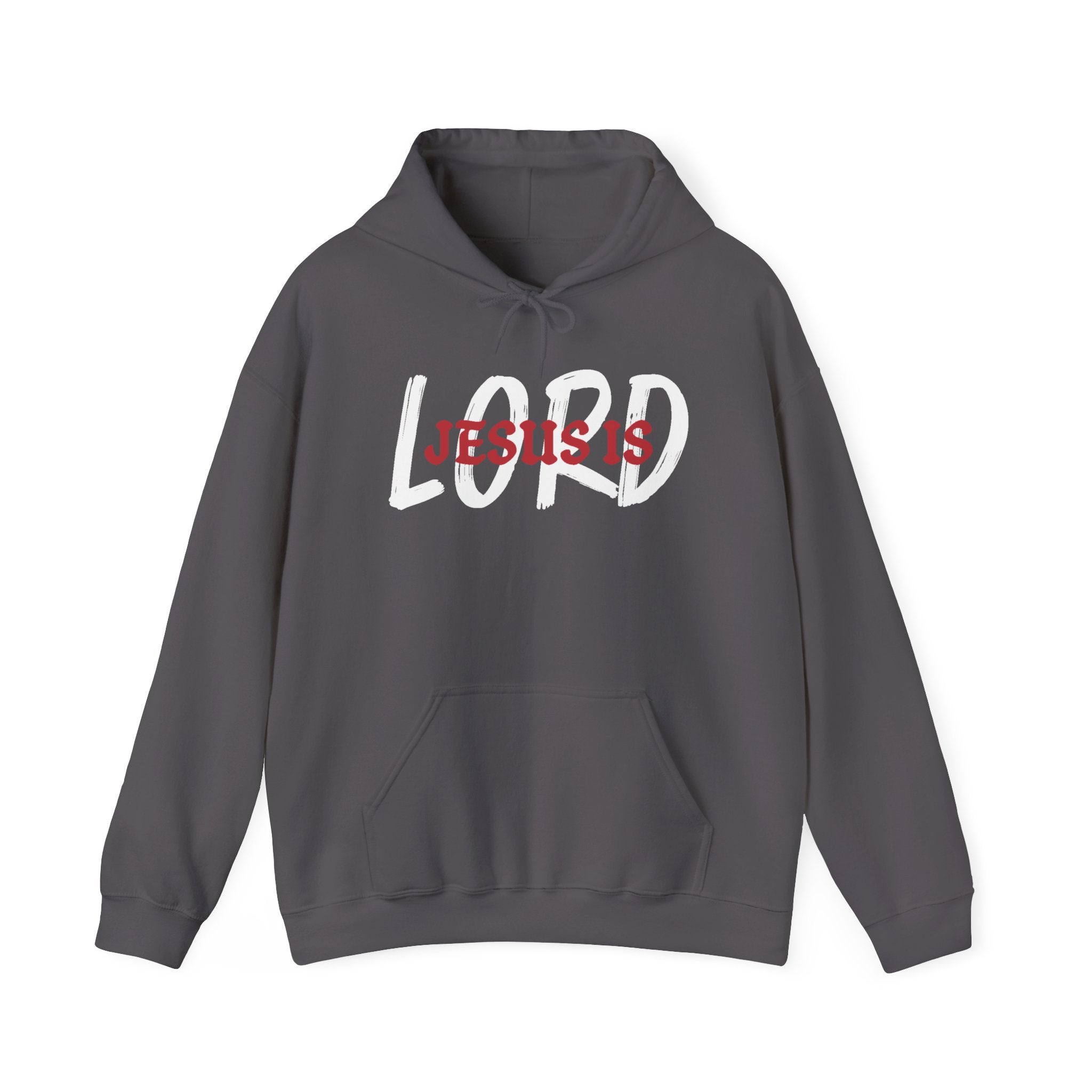 Faith Based Men's Hoodie - Jesus is Lord | Hoodie by atgodanddesigns