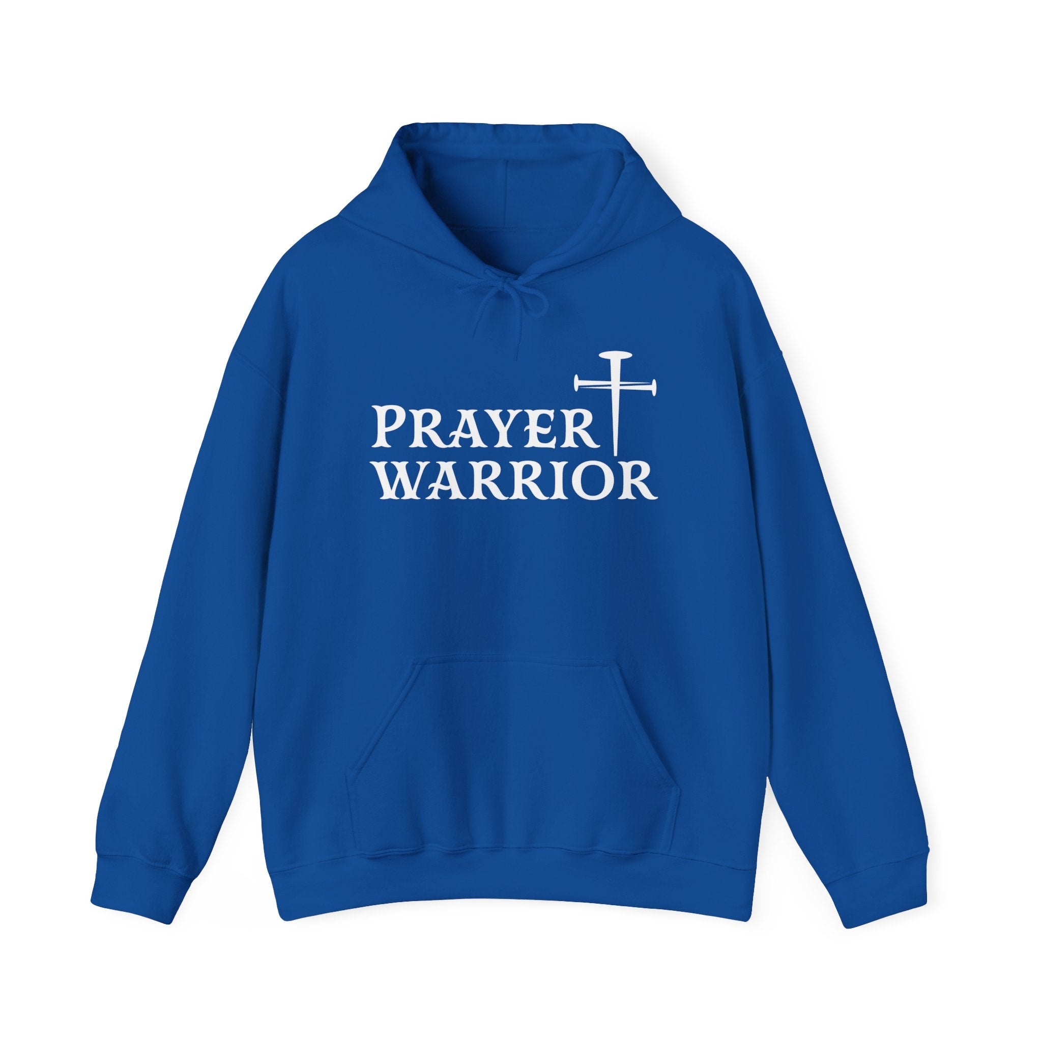 Faith Based Men's Hoodie - Prayer Warrior | Hoodie by atgodanddesigns