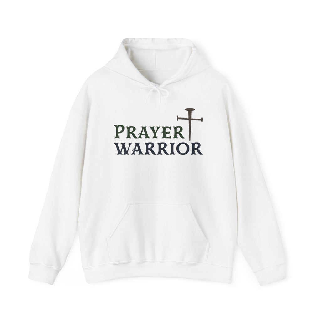 Faith Based Men's Hoodie - Prayer Warrior | Hoodie by atgodanddesigns