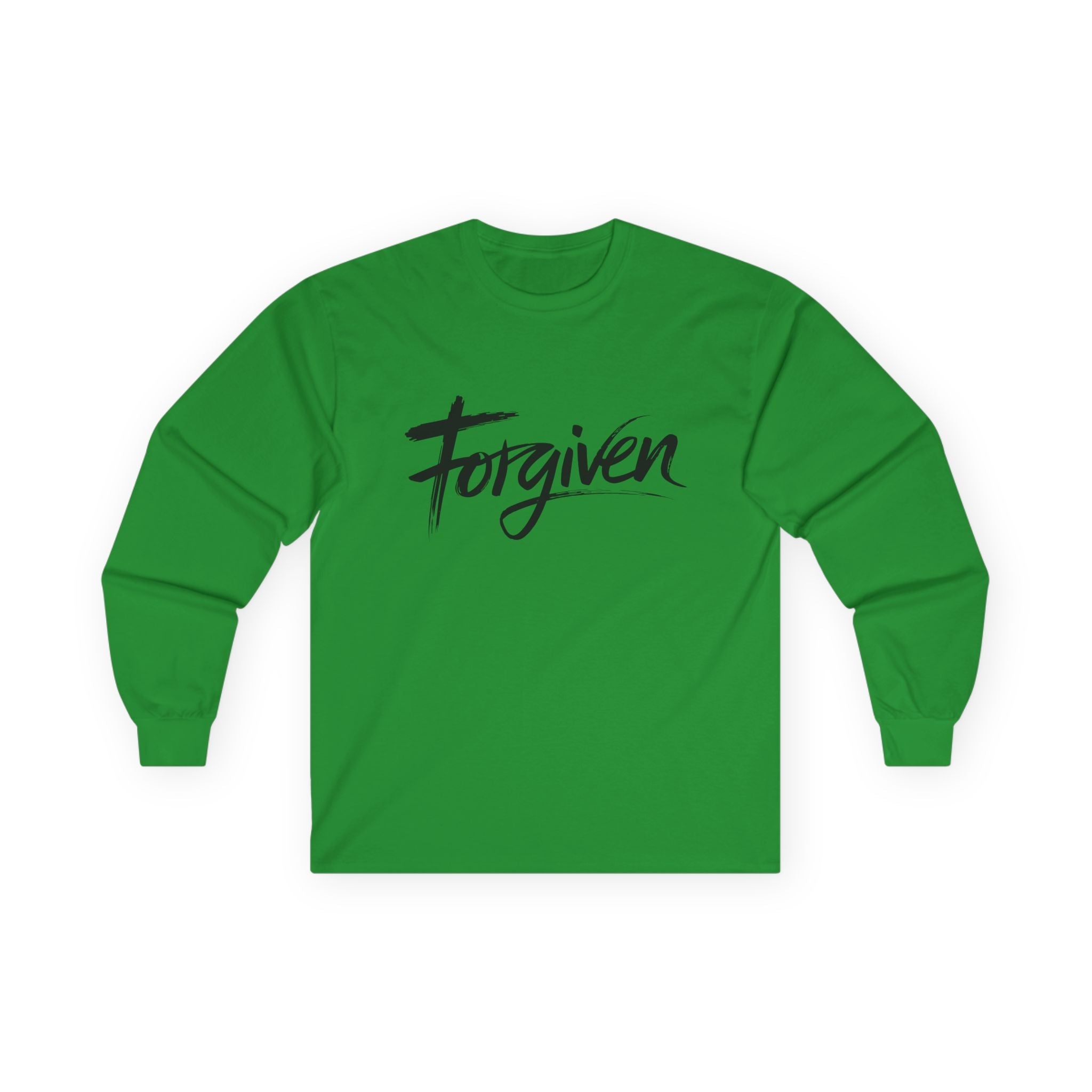 Faith Based Men's Long Sleeve - Forgiven | Long - sleeve by atgodanddesigns