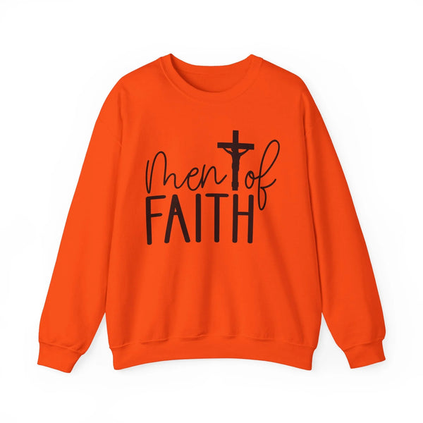 Faith Based Men's Long Sleeve Sweatshirt - " Men Of Faith" | Sweatshirt by atgodanddesigns