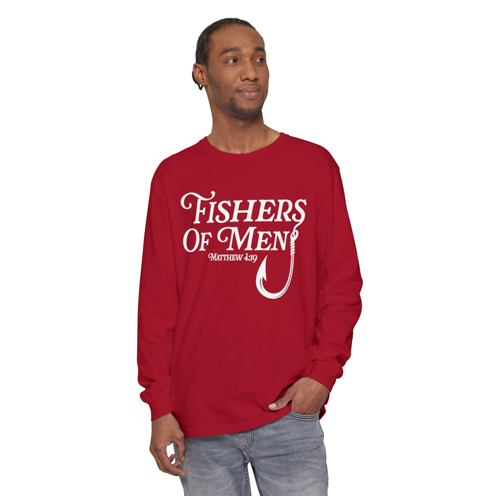 Faith Based Men's Long Sleeve T-Shirt - Fishers of Men | Long - sleeve by atgodanddesigns