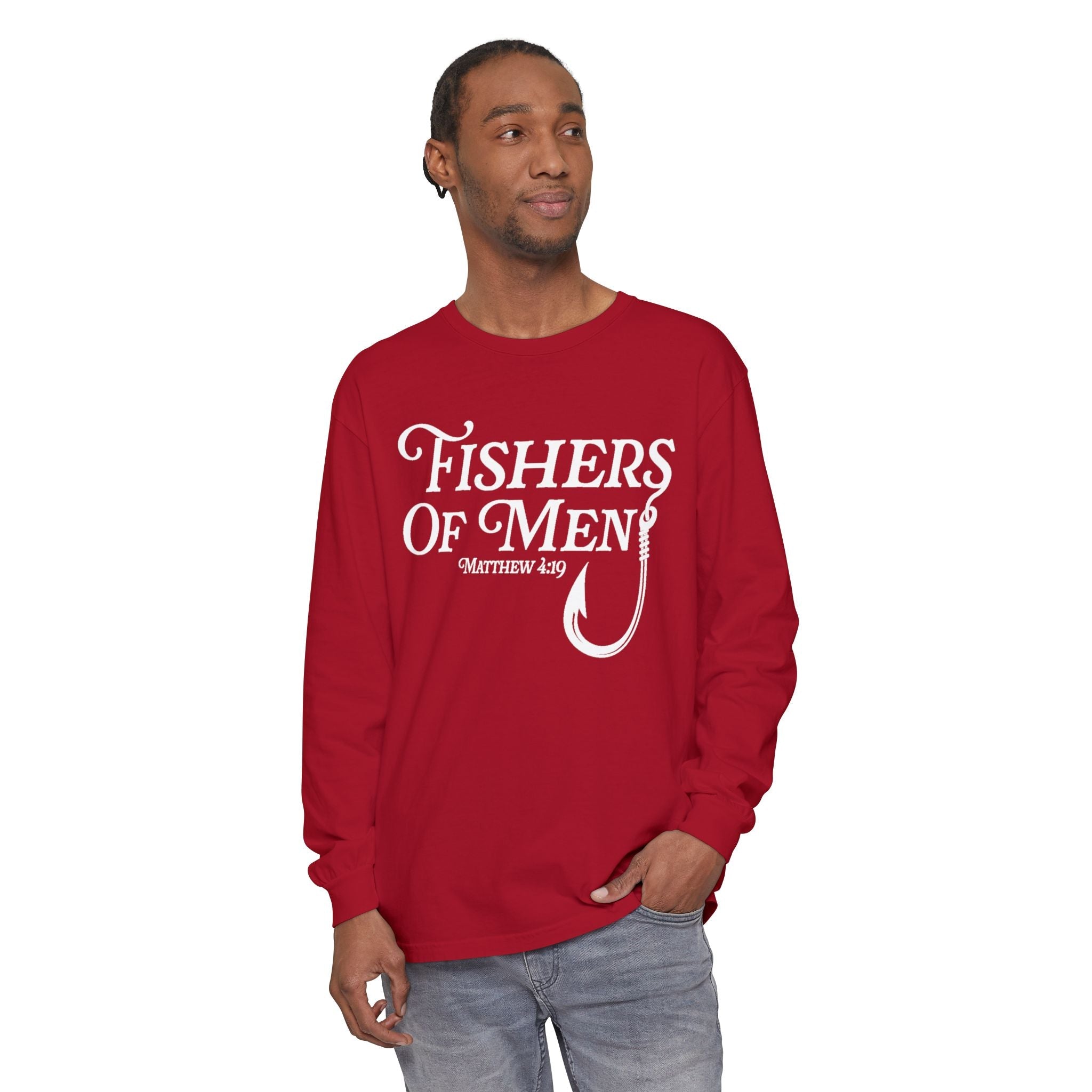 Faith Based Men's Long Sleeve T-Shirt - Fishers of Men | Long - sleeve by atgodanddesigns