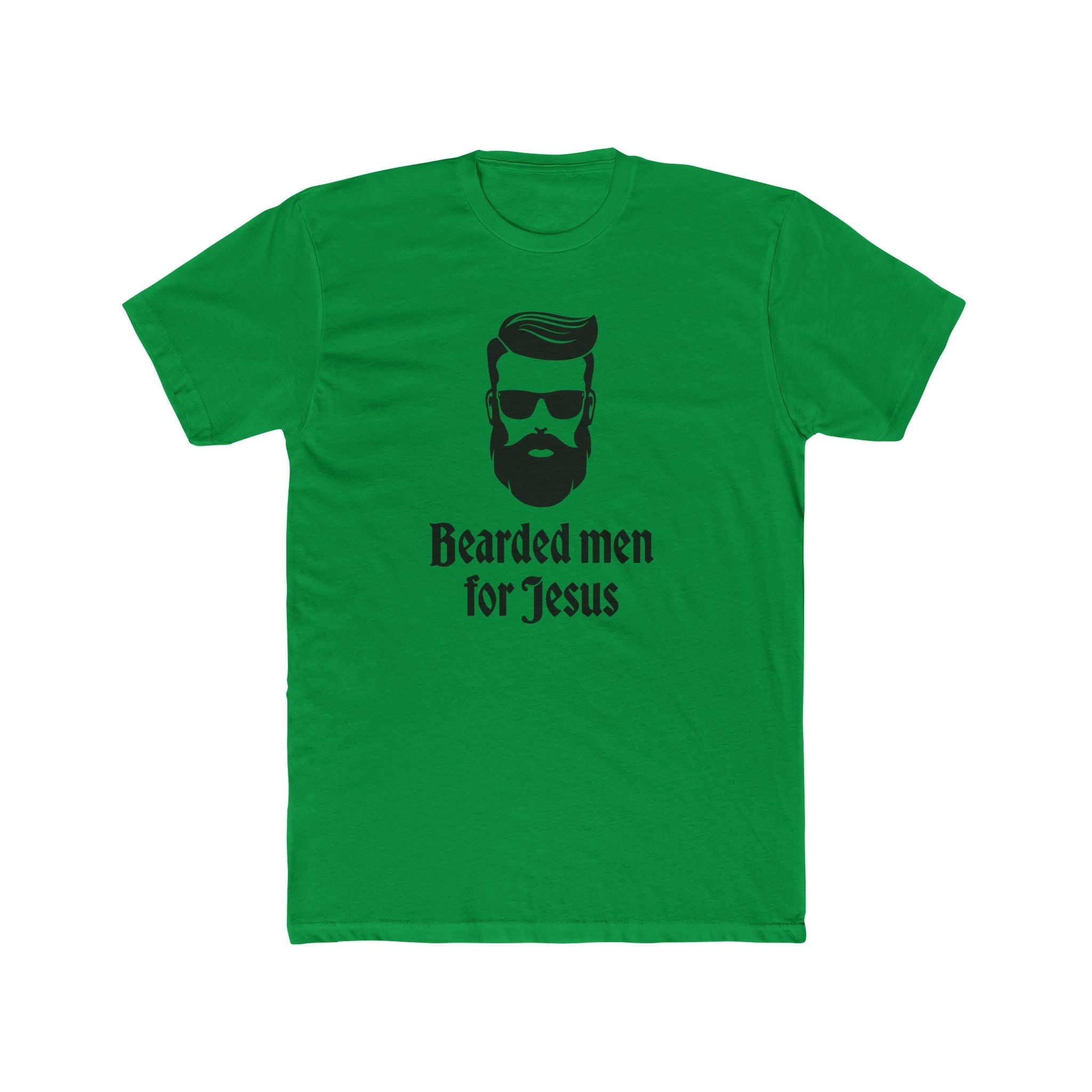 Faith Based Men's T-Shirt - Bearded Men for Jesus | T-Shirt by atgodanddesigns