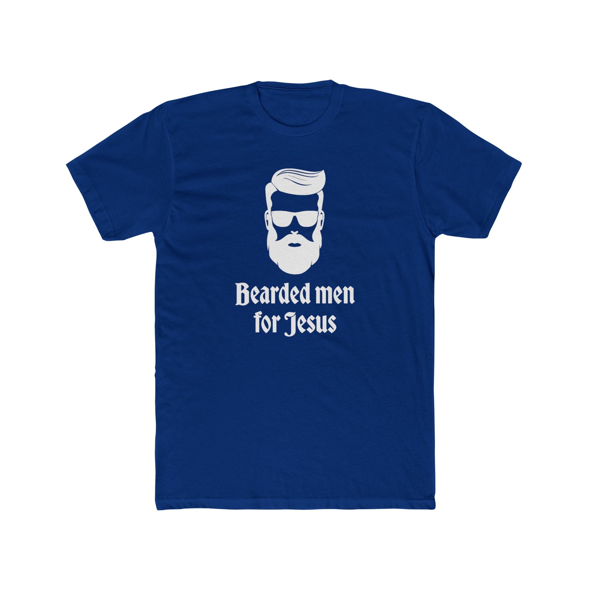 Faith Based Men's T-Shirt - Bearded Men for Jesus | T-Shirt by atgodanddesigns