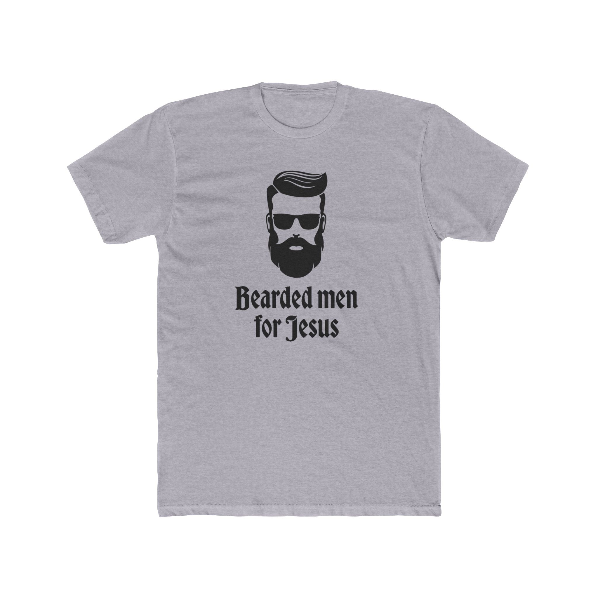 Faith Based Men's T-Shirt - Bearded Men for Jesus | T-Shirt by atgodanddesigns