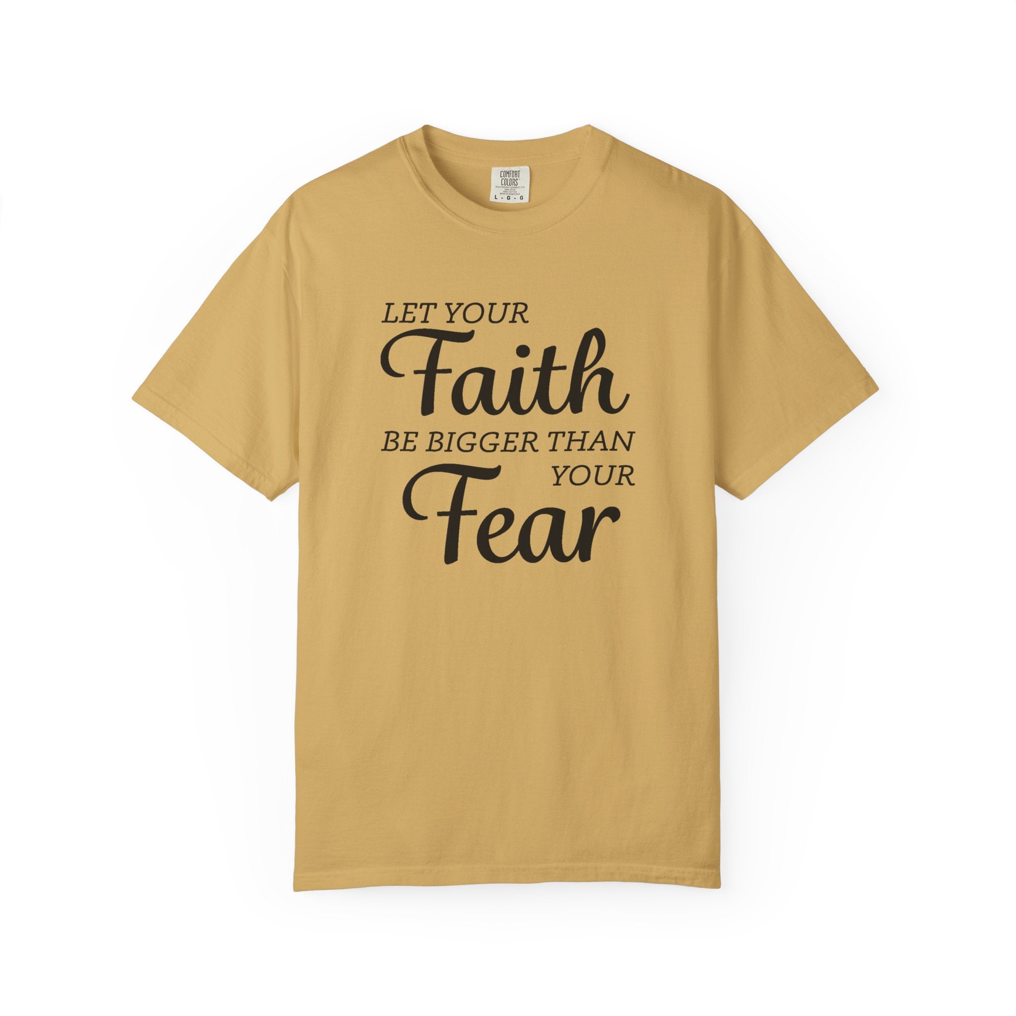 Faith Based Men's T-Shirt - Faith & Fear | T-Shirt by atgodanddesigns