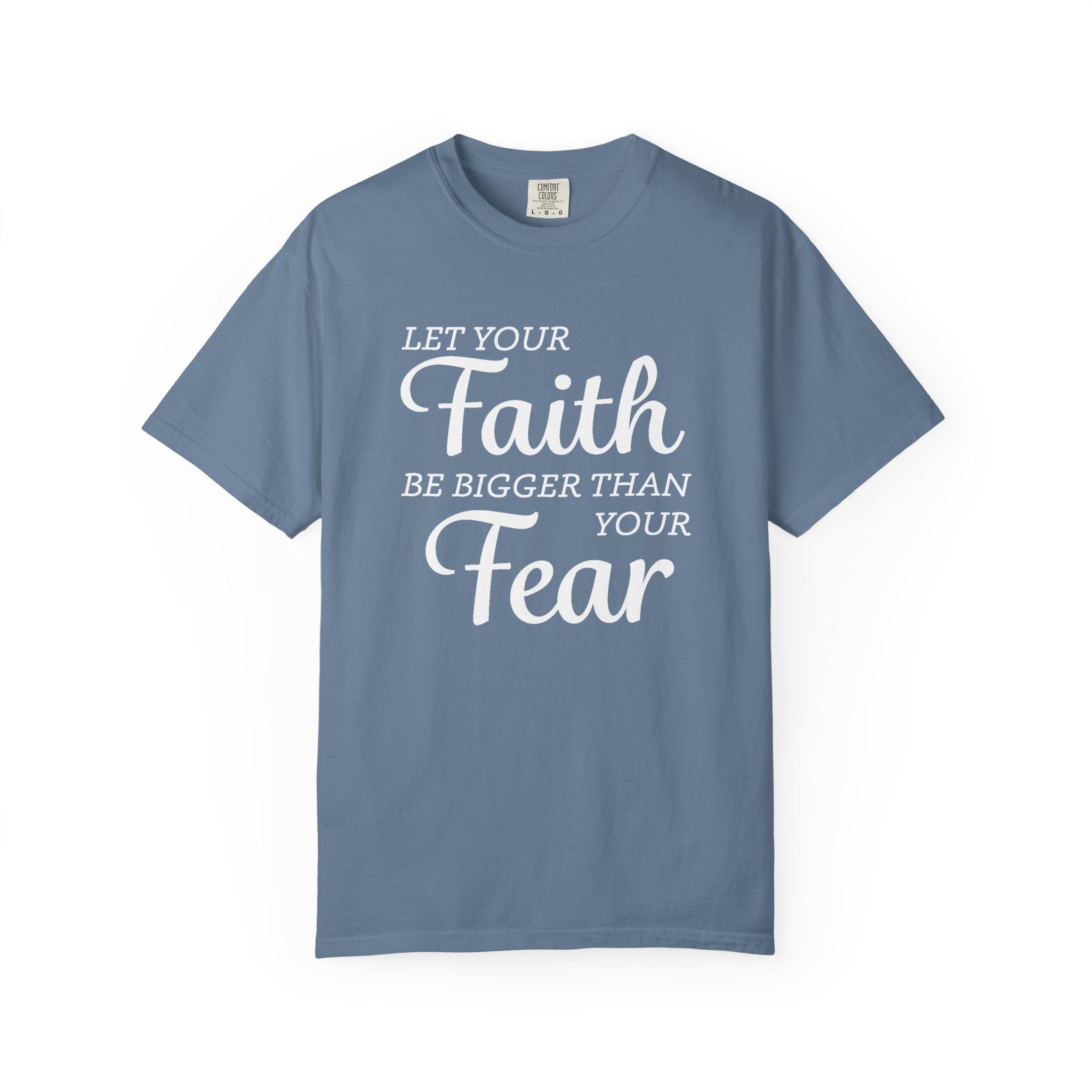 Faith Based Men's T-Shirt - Faith & Fear | T-Shirt by atgodanddesigns