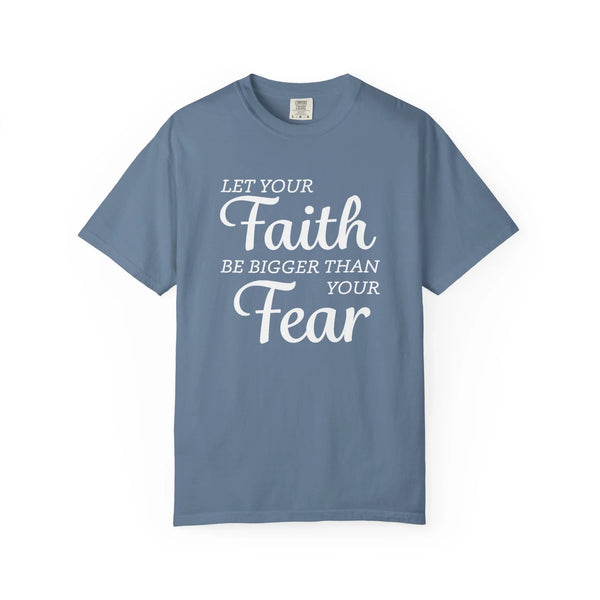 Faith Based Men's T-Shirt - Faith & Fear | T-Shirt by atgodanddesigns