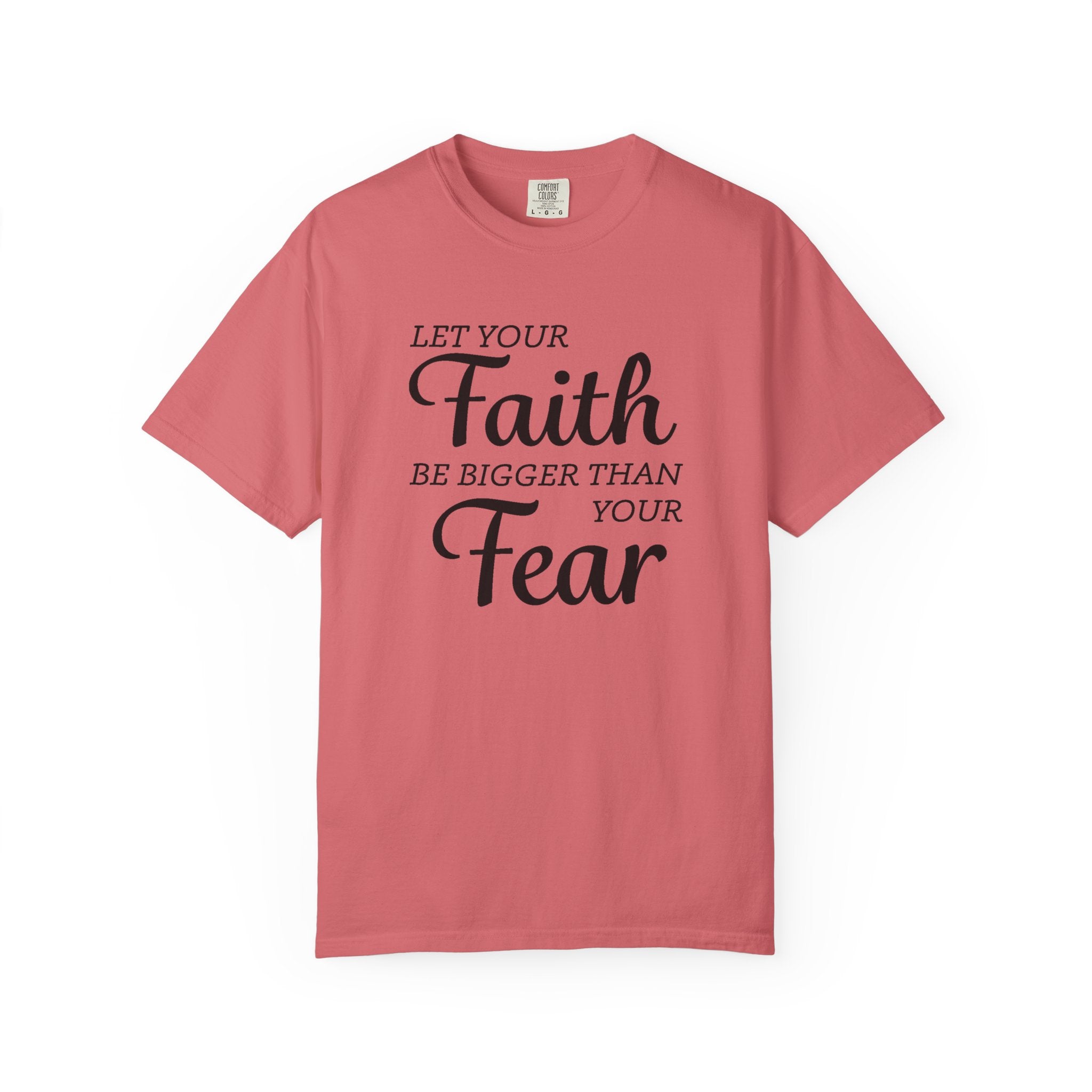 Faith Based Men's T-Shirt - Faith & Fear | T-Shirt by atgodanddesigns