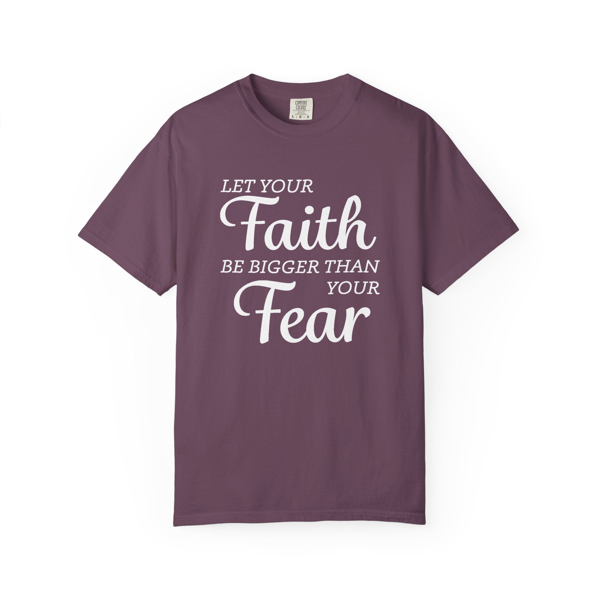 Faith Based Men's T-Shirt - Faith & Fear | T-Shirt by atgodanddesigns