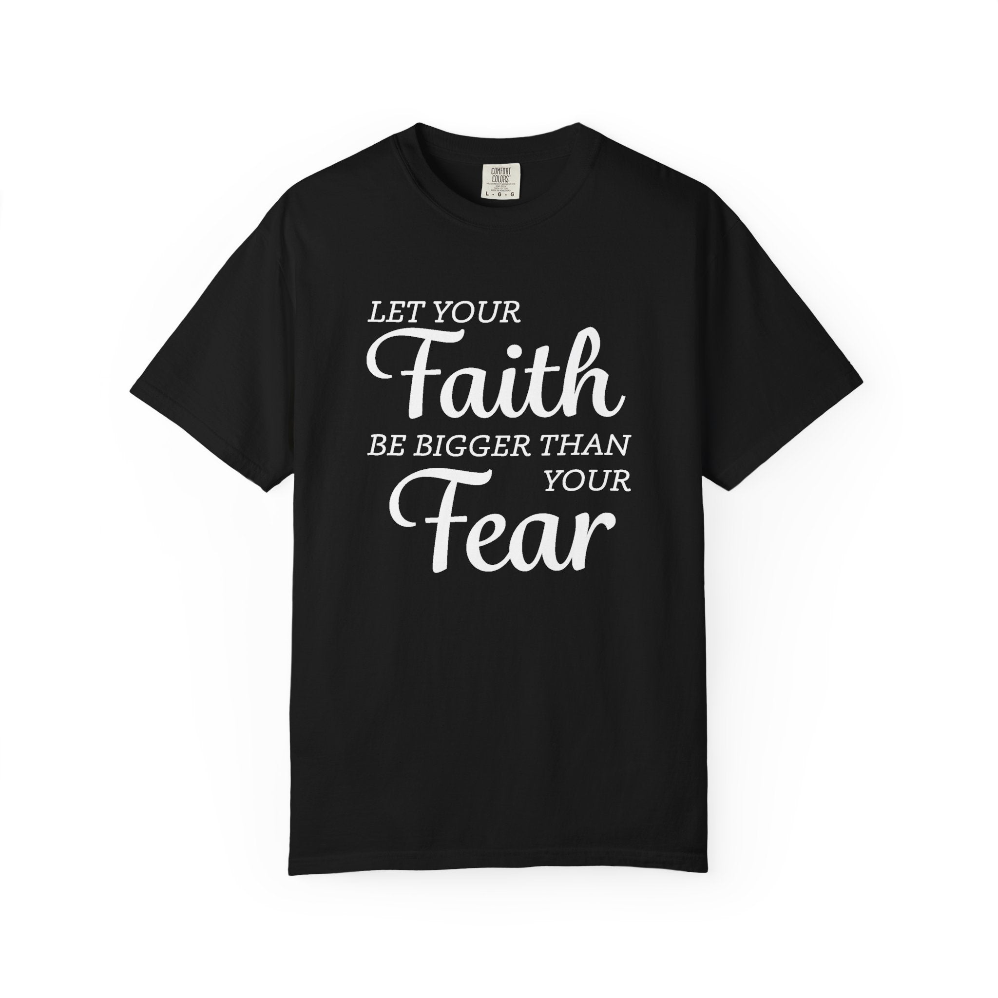 Faith Based Men's T-Shirt - Faith & Fear | T-Shirt by atgodanddesigns