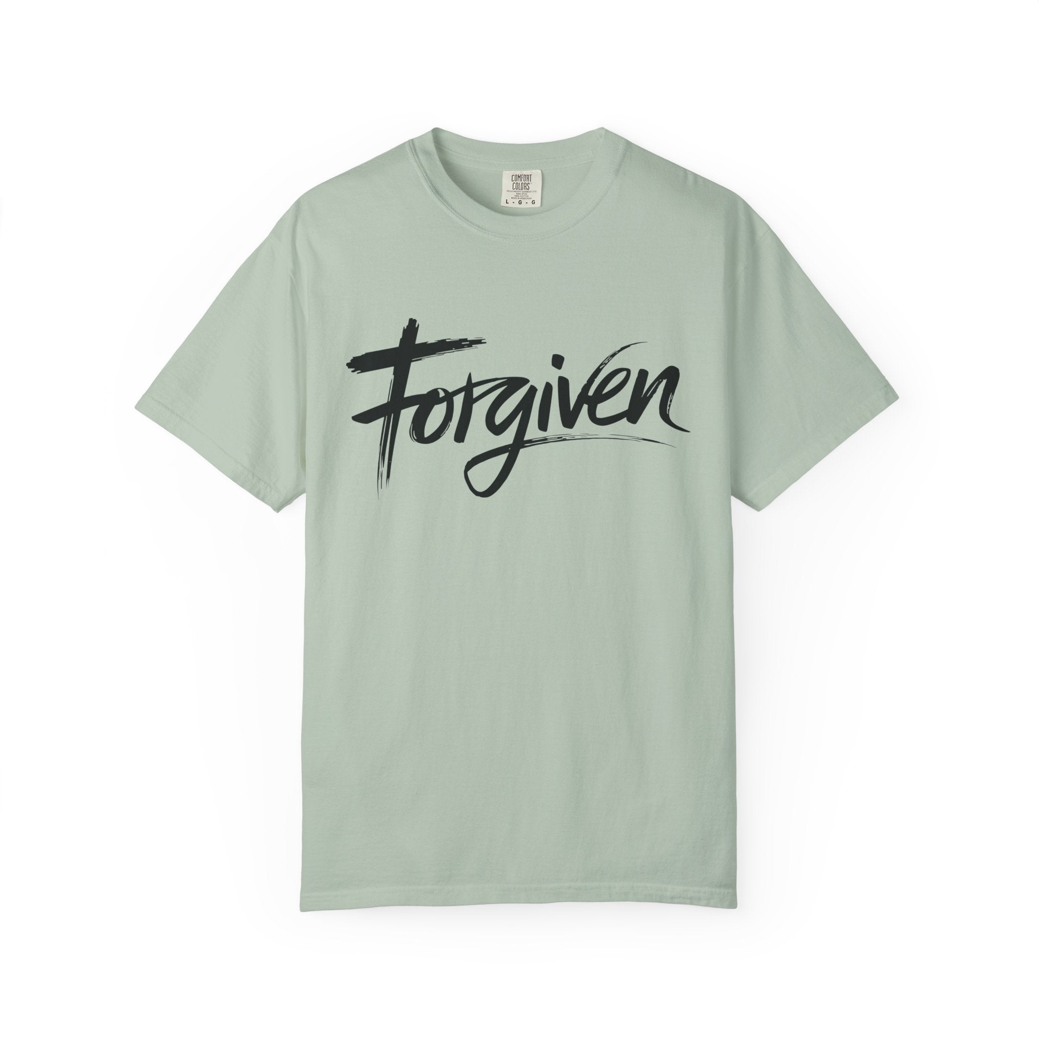 Faith Based Men's T-Shirt - Forgiven | T-Shirt by atgodanddesigns